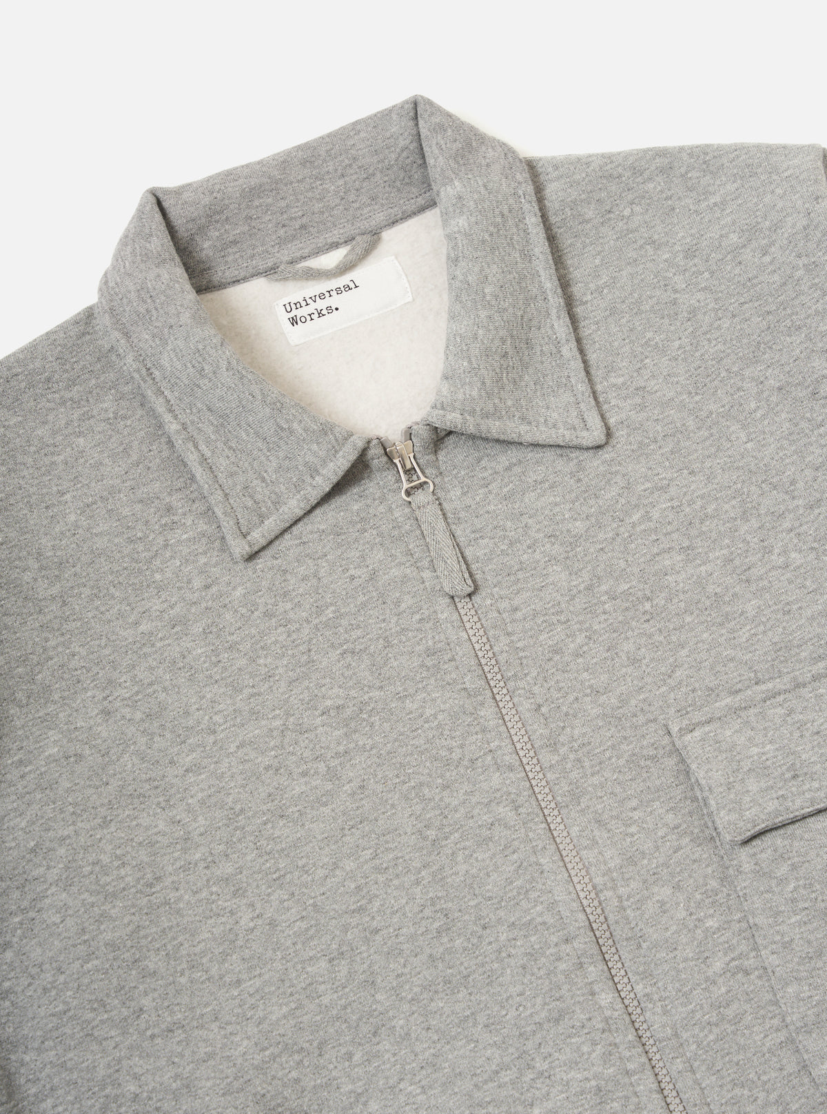 Grey Marl Recycled Cotton Blend Jersey Tyler Jacket