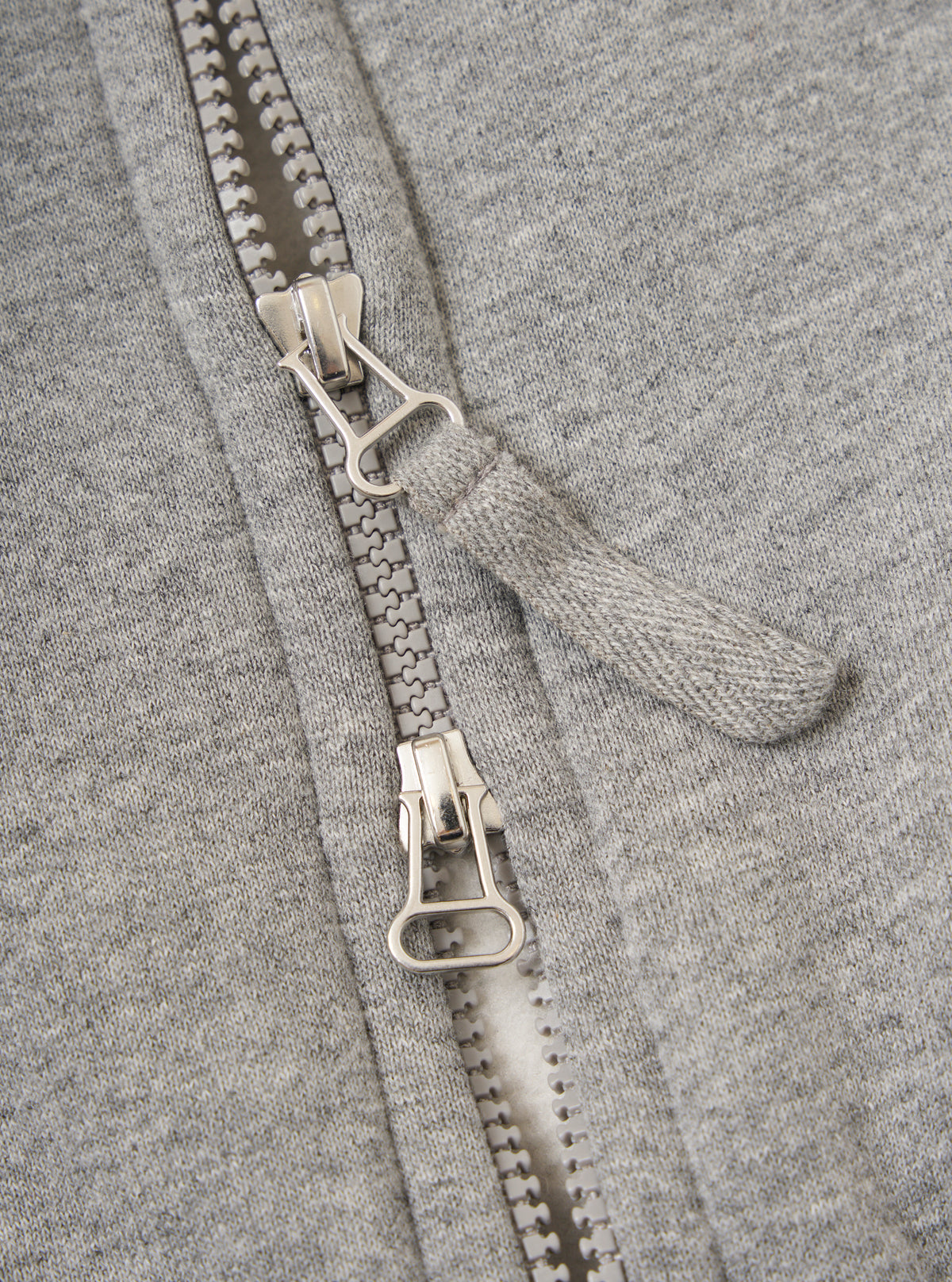 Grey Marl Recycled Cotton Blend Jersey Tyler Jacket