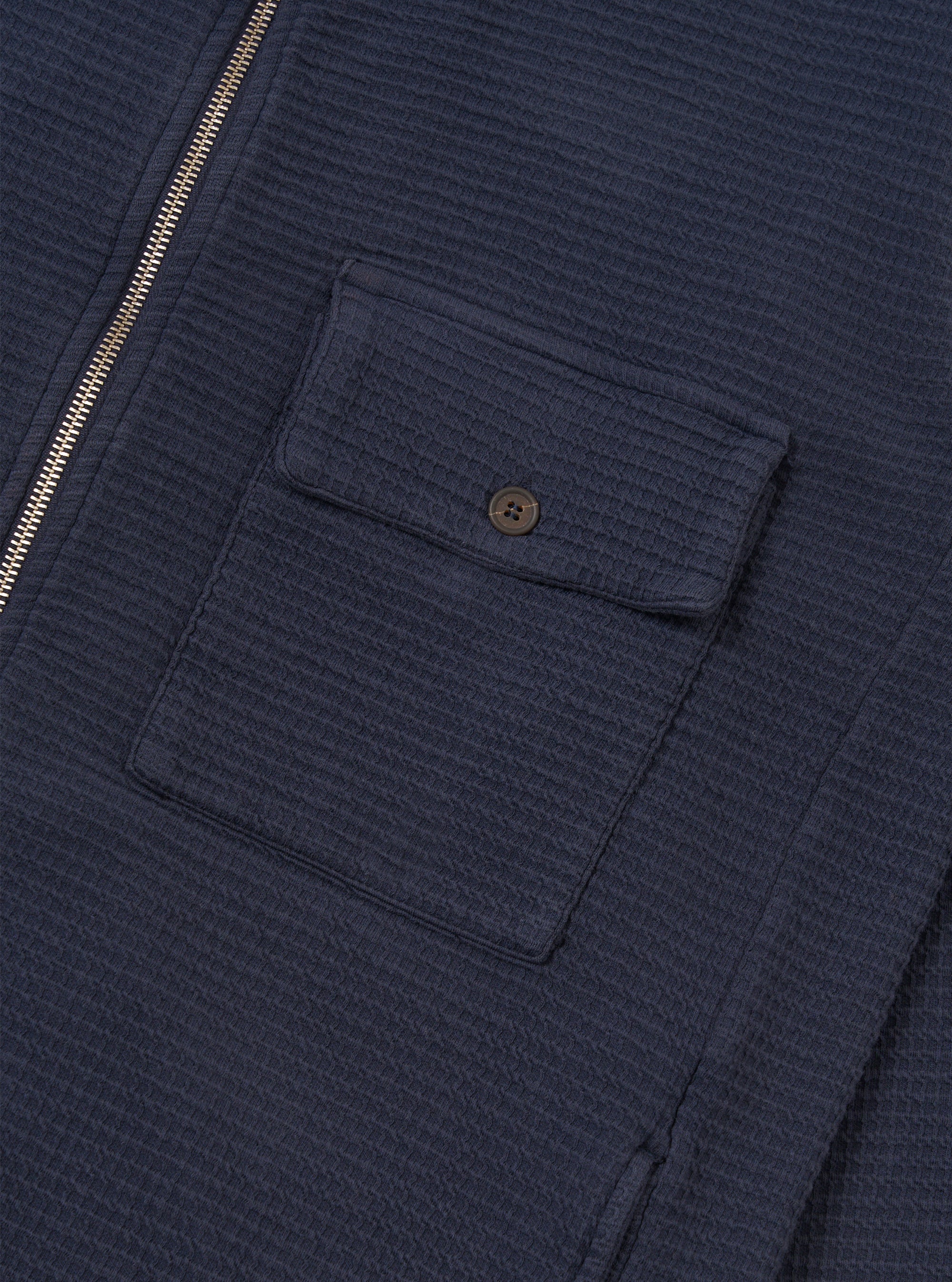 Navy Fantasy Interlock K Track Top