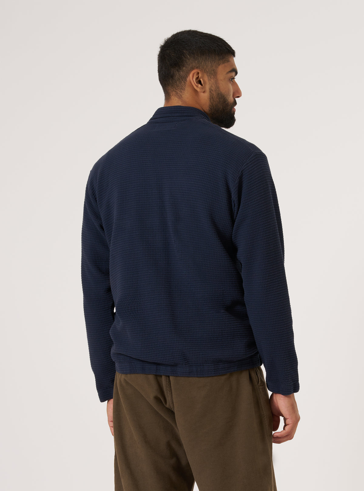 Navy Fantasy Interlock K Track Top