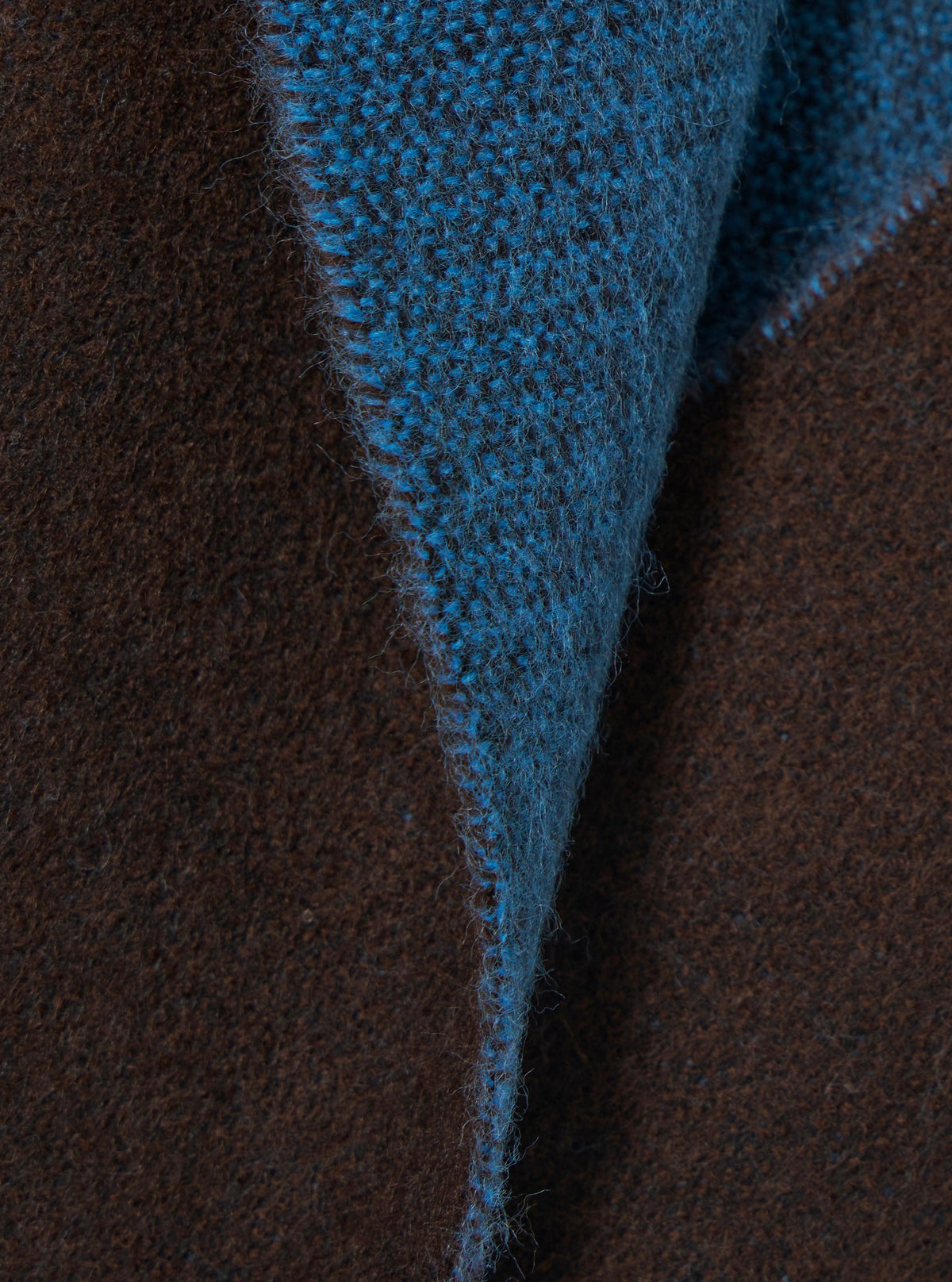 Light Blue/Brown Double Sided Scarf