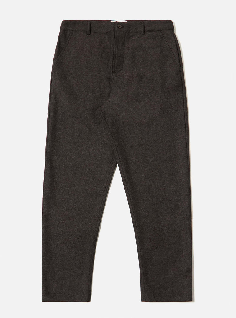 Brown Upcycled Italian Tweed Military Chino