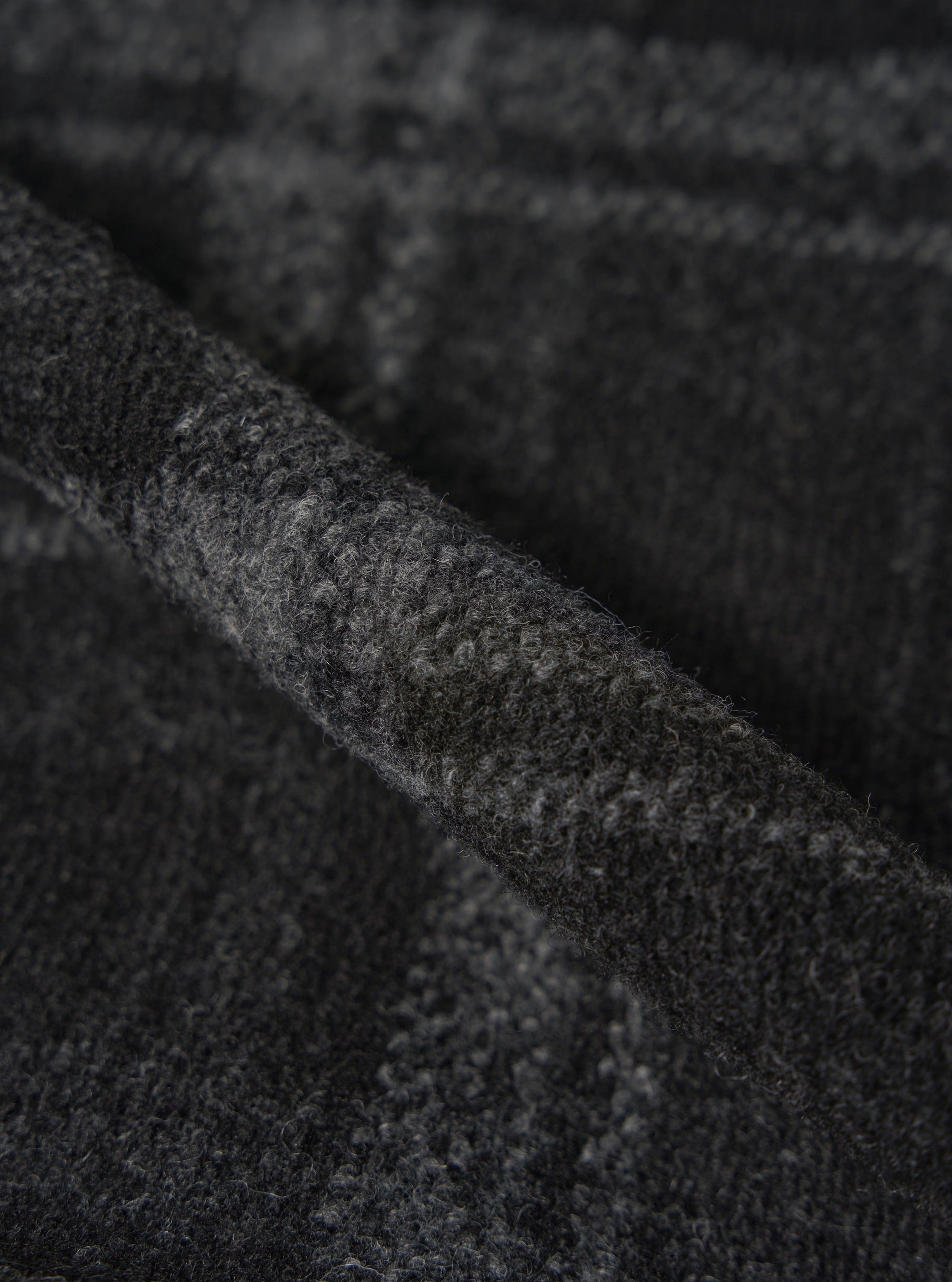 Grey Moh Check Fleece Cardigan