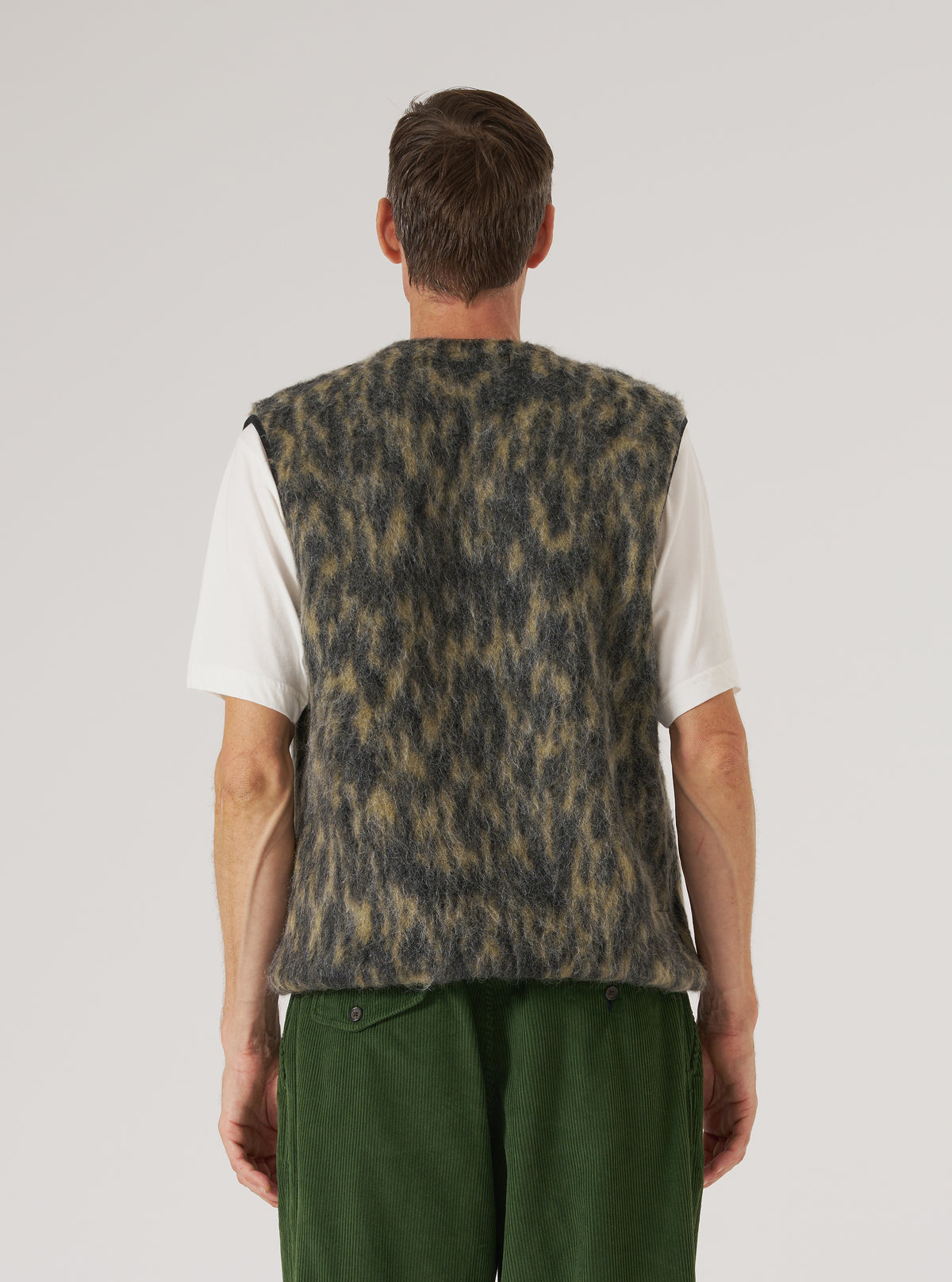 Charcoal Dolce Fleece Zip Gilet