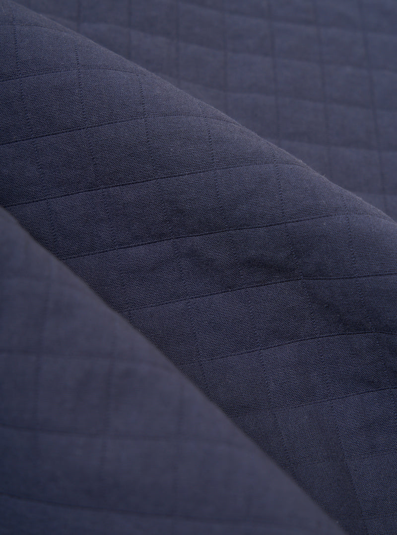Navy Rahim Cotton Weekend Gilet