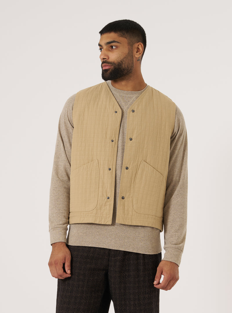Sand Rahim Cotton Weekend Gilet