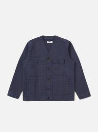 Navy Rahim Cotton Cabin Jacket