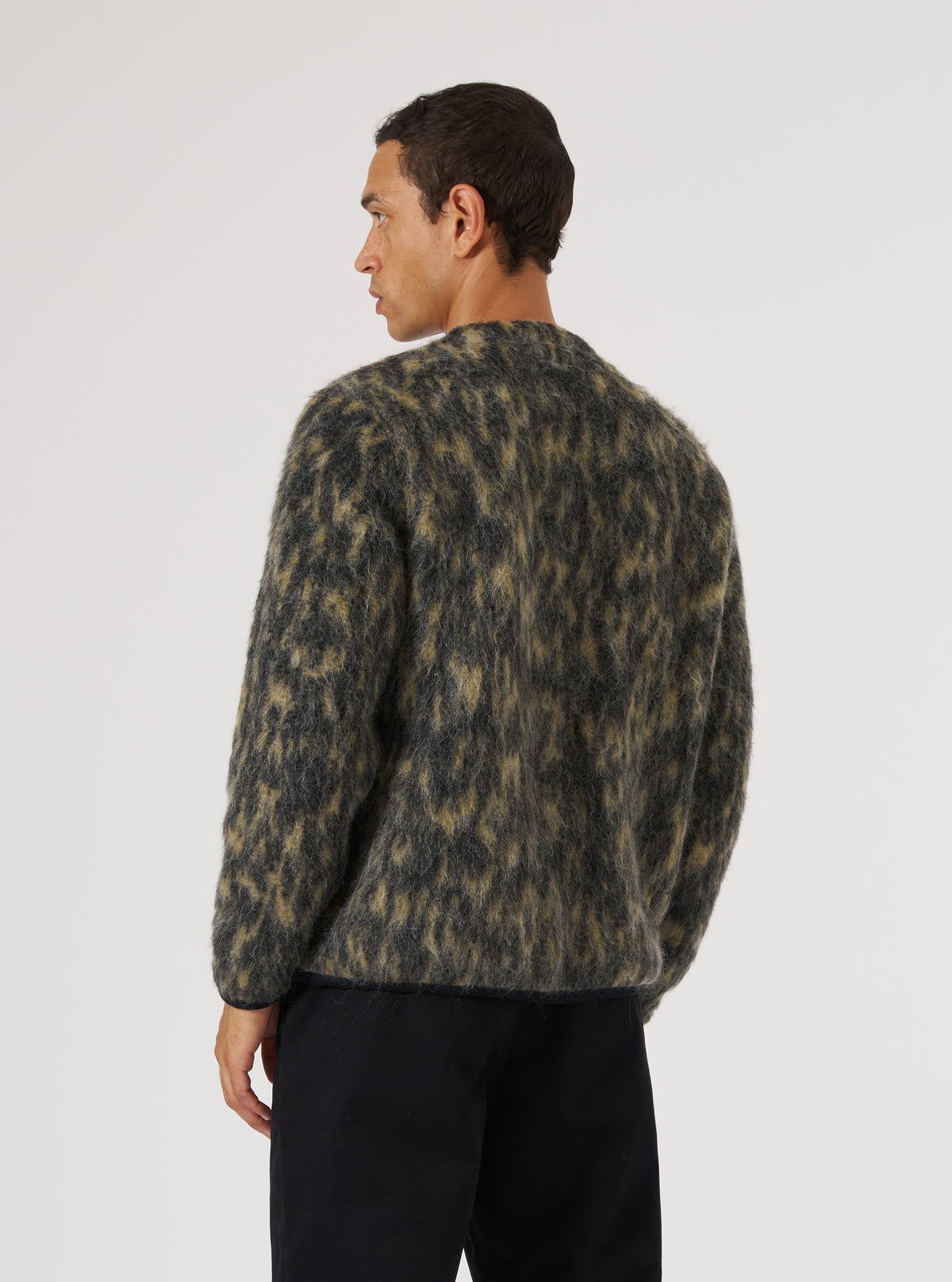 Charcoal Dolce Fleece Cardigan