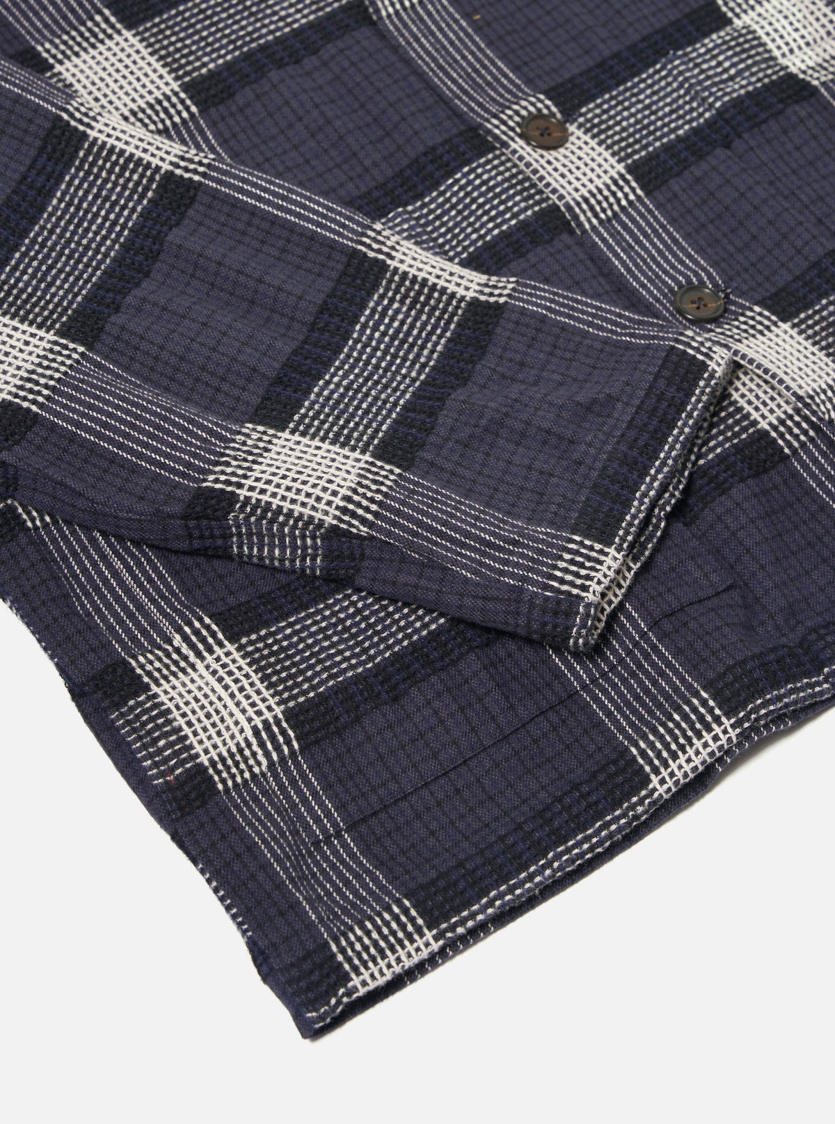 Charcoal Polka Check Easy Overshirt