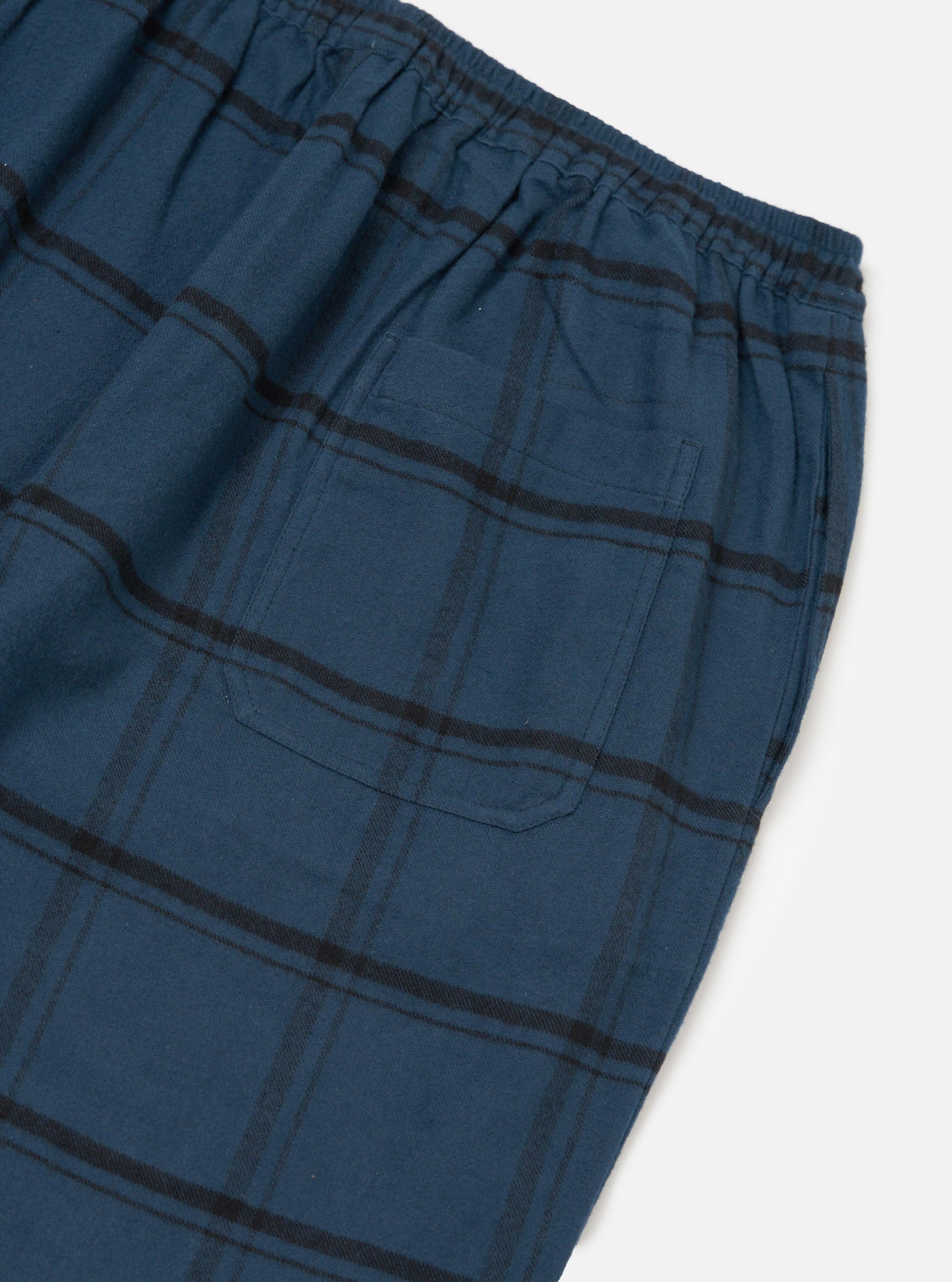 Blue Brushed Check Pyjama Pant