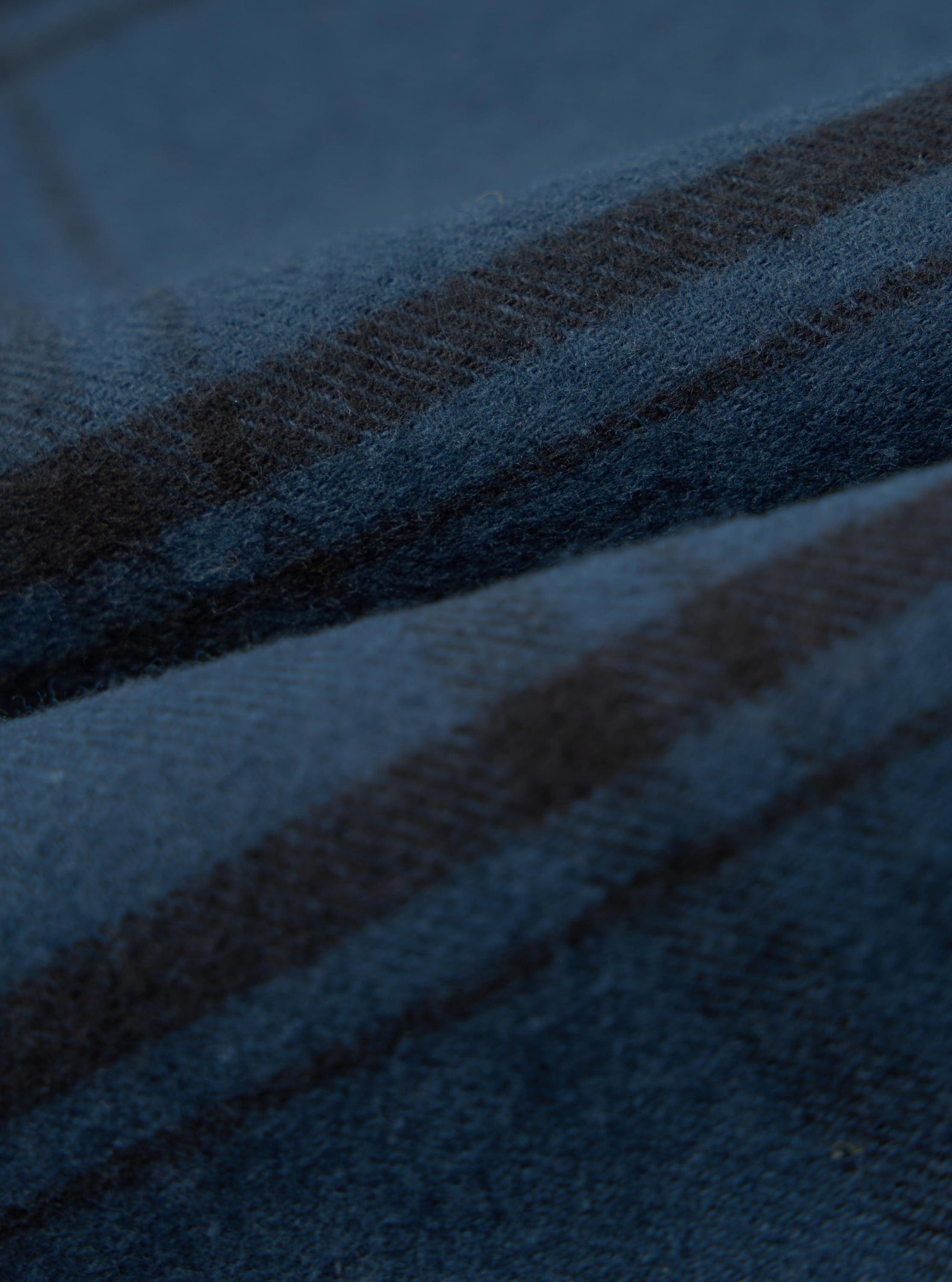 Blue Brushed Check Pyjama Pant