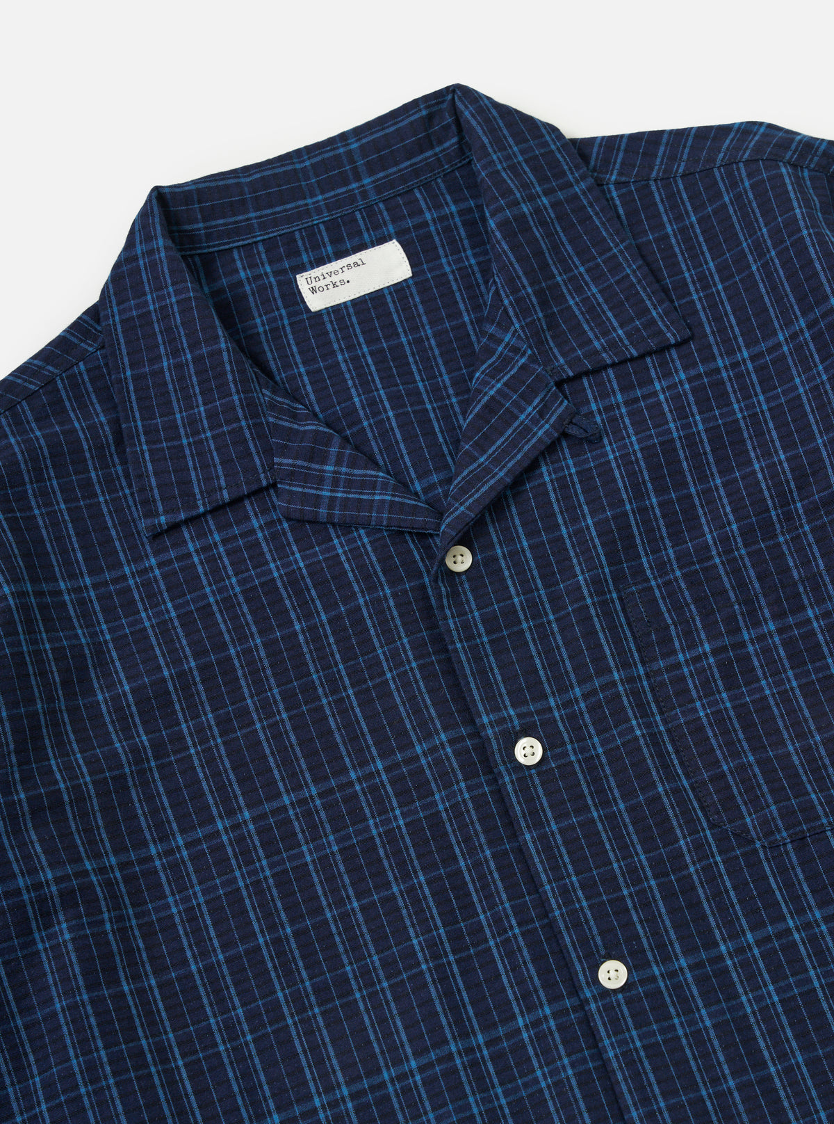 Indigo Plaid Long Pyjama Set