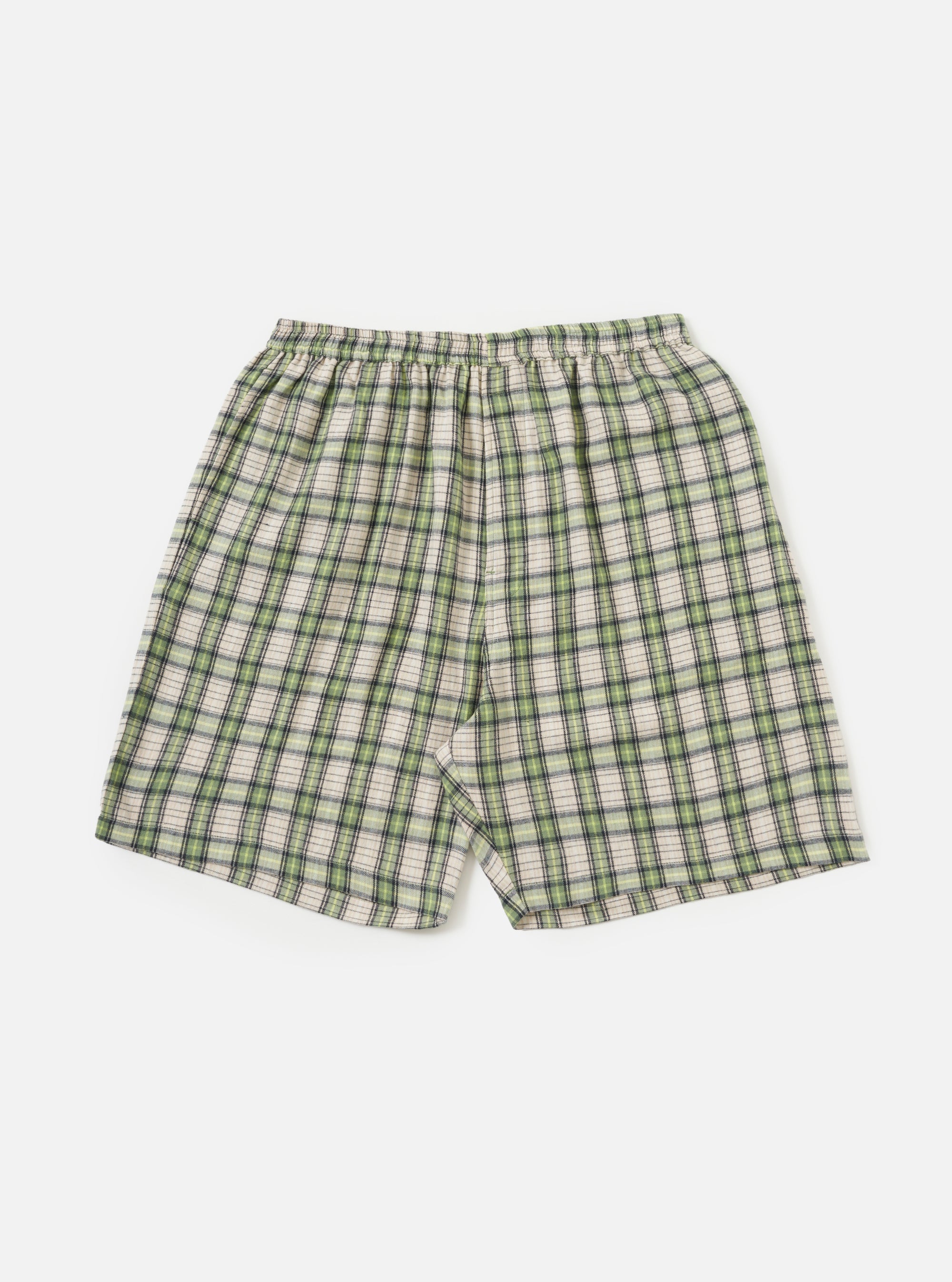 Green Busy Plaid Short Pyjama Set