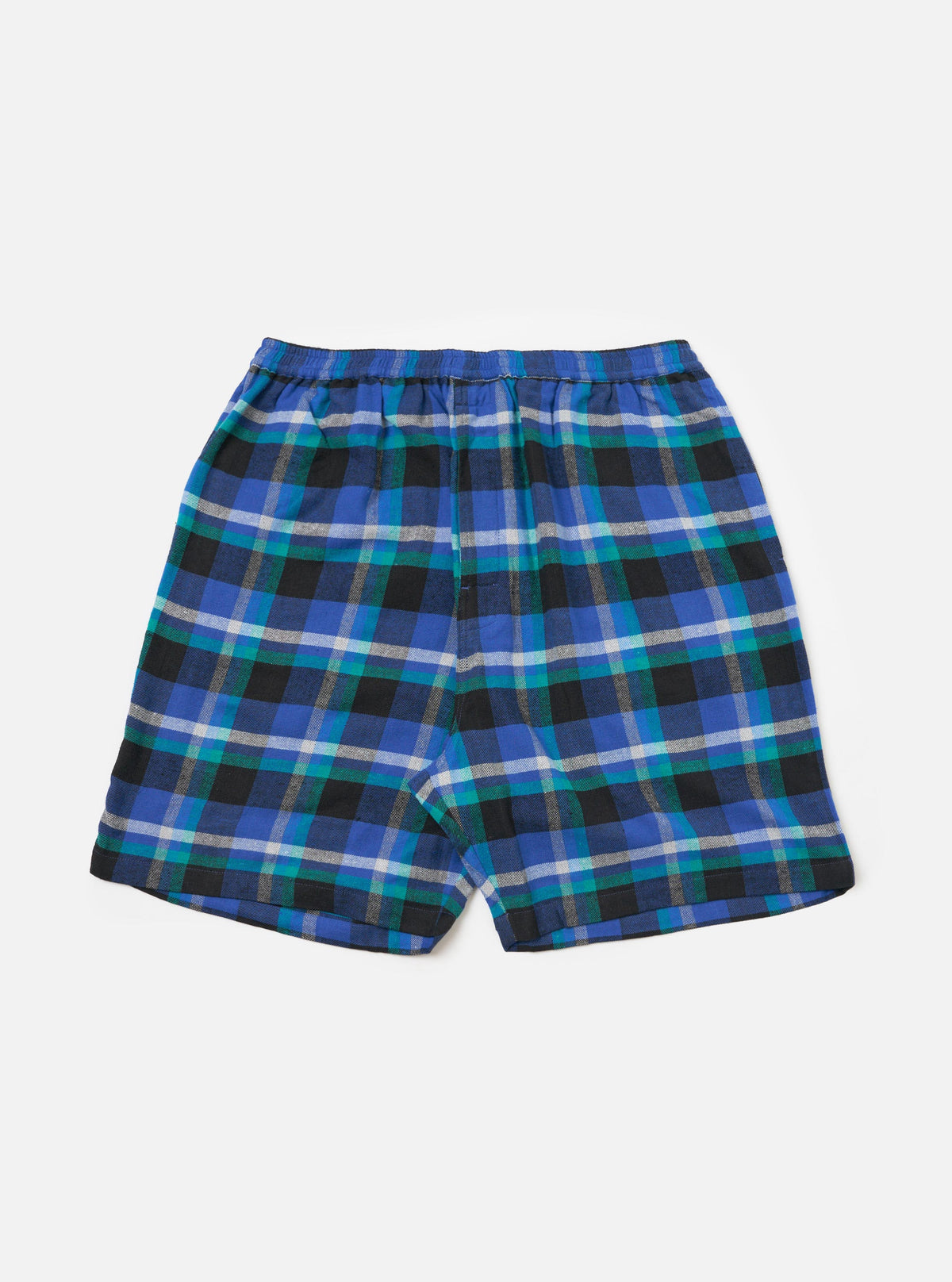 Blue Night Check Short Pyjama Set