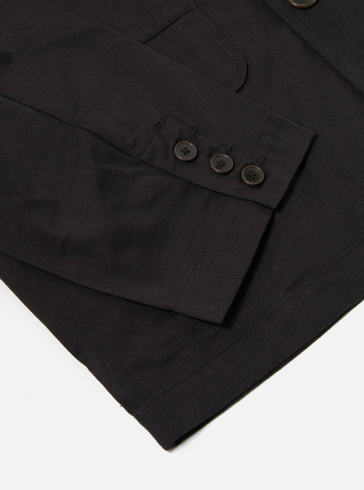 A. SOCIETY x Universal Works Black Twill Starline Jacket