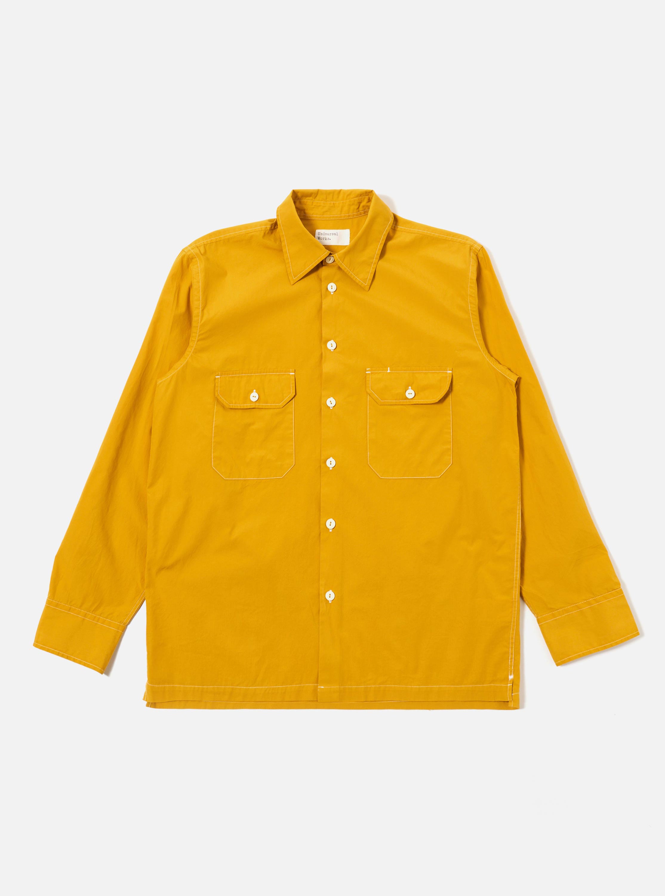 Men's Golden Brown Fine Poplin CPO Shirt