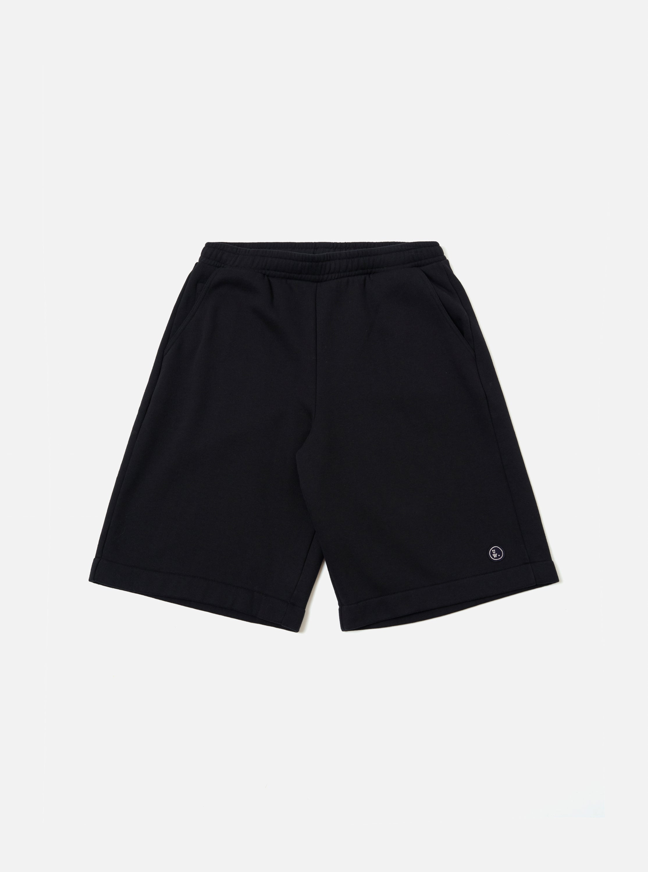 Men's Black Recycled Cotton Blend Jersey Vacation Short