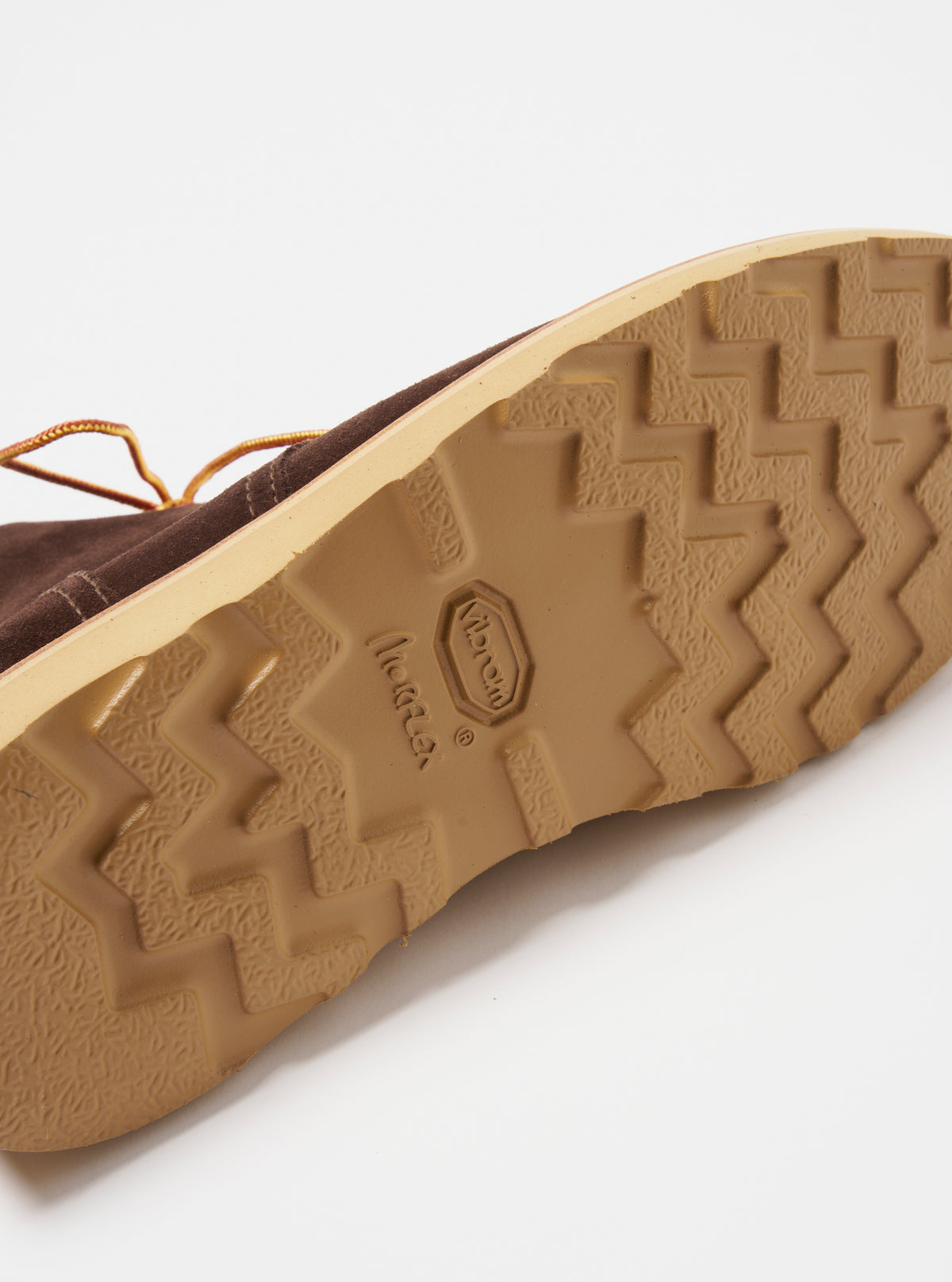 Sanders x Universal Works Mocha Reverse Suede Wilson Derby Boot