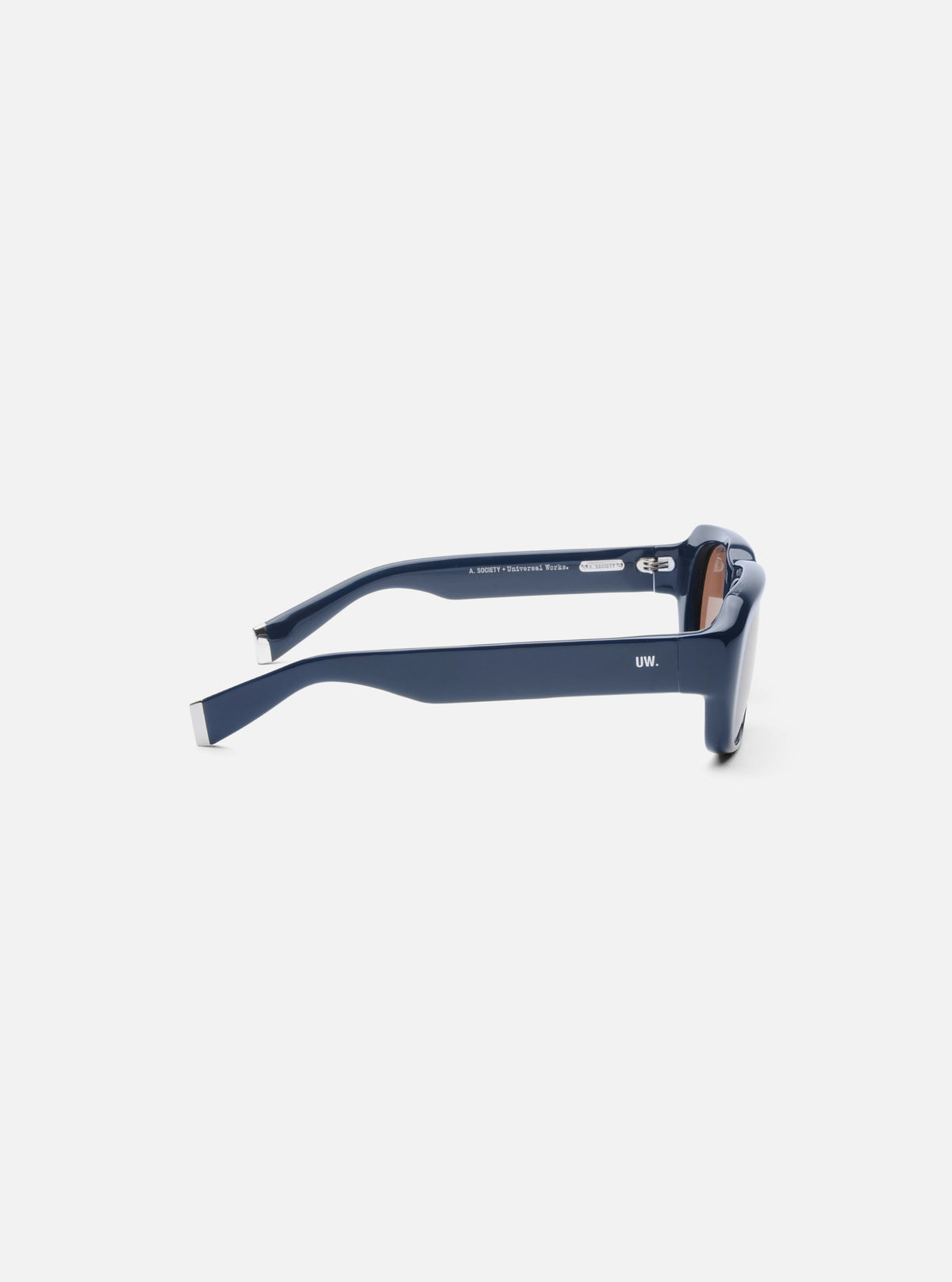 A. SOCIETY x Universal Works Navy Aberdeen Sunglasses