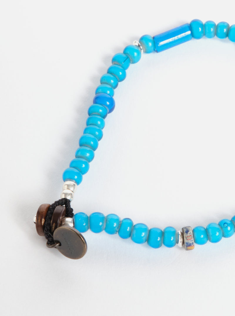 Mikia Bracelet in Blue/White Hearts