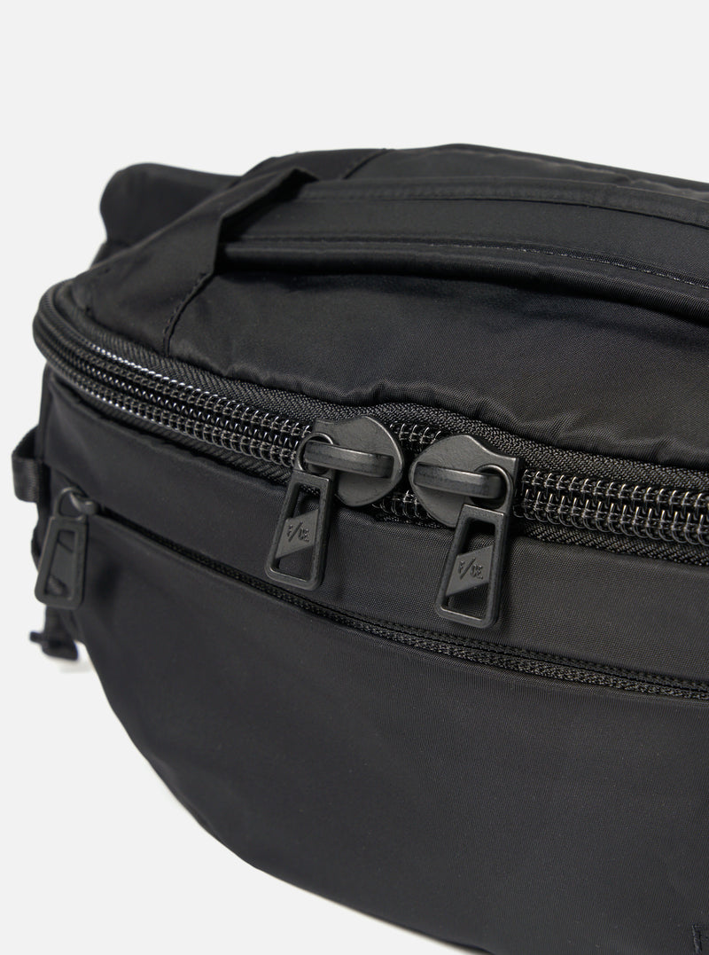 Black Recycled Twill F/CE.® Tactical Waist Bag