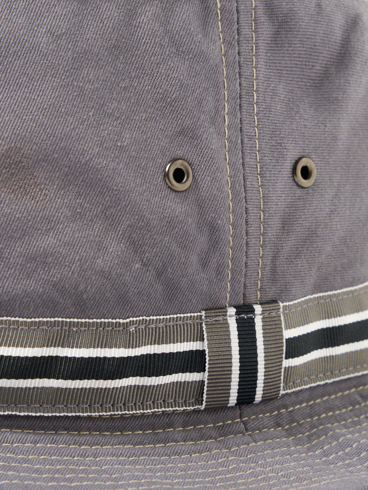cableami® Gray Chino Cotton Pork Pie Hat