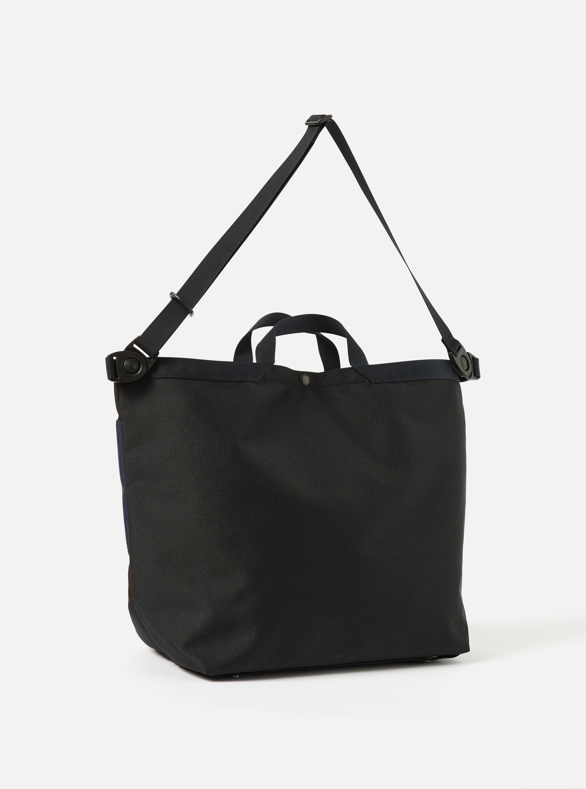 master-piece x Universal Works Black Recycled Tech Canvas Large Tote Bag