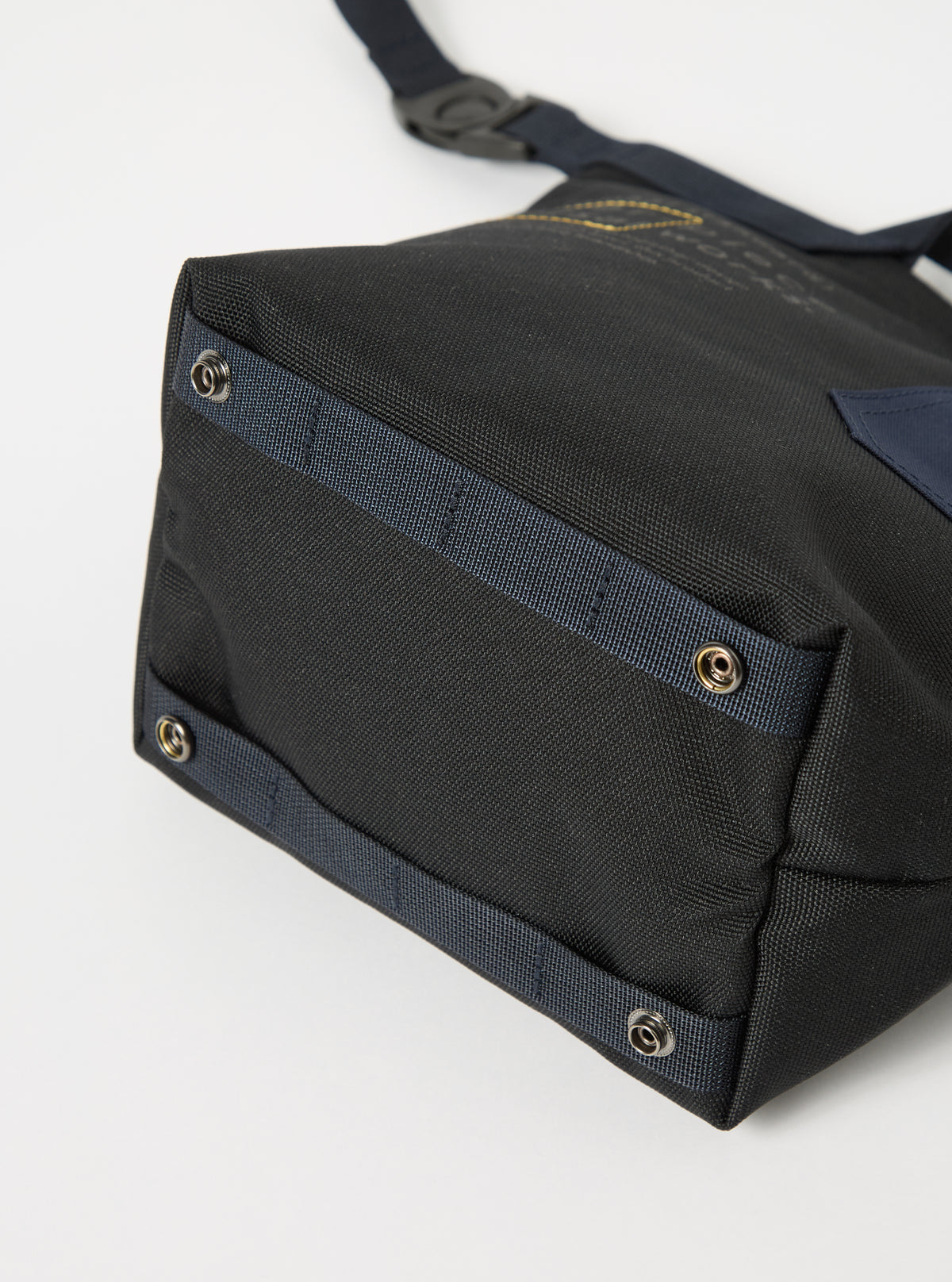 master-piece x Universal Works Black Recycled Tech Canvas Small Tote Bag