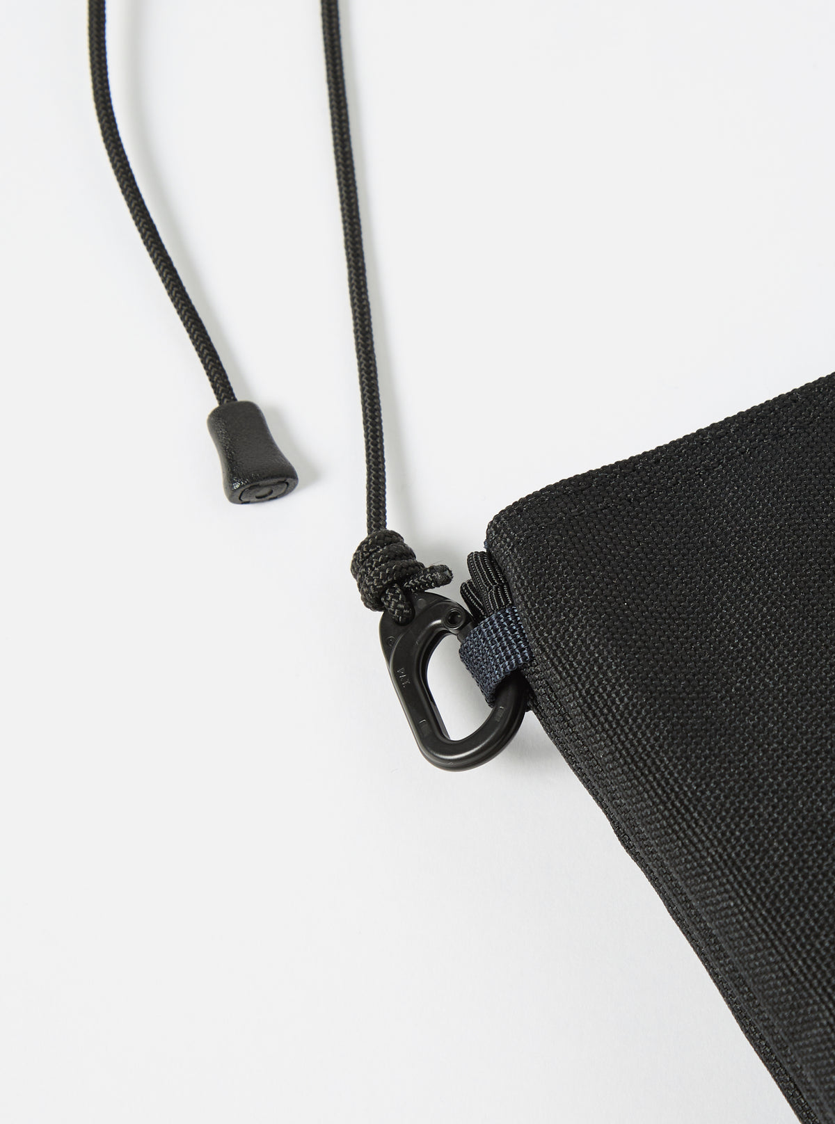 master-piece x Universal Works Black Recycled Tech Canvas Sacoche
