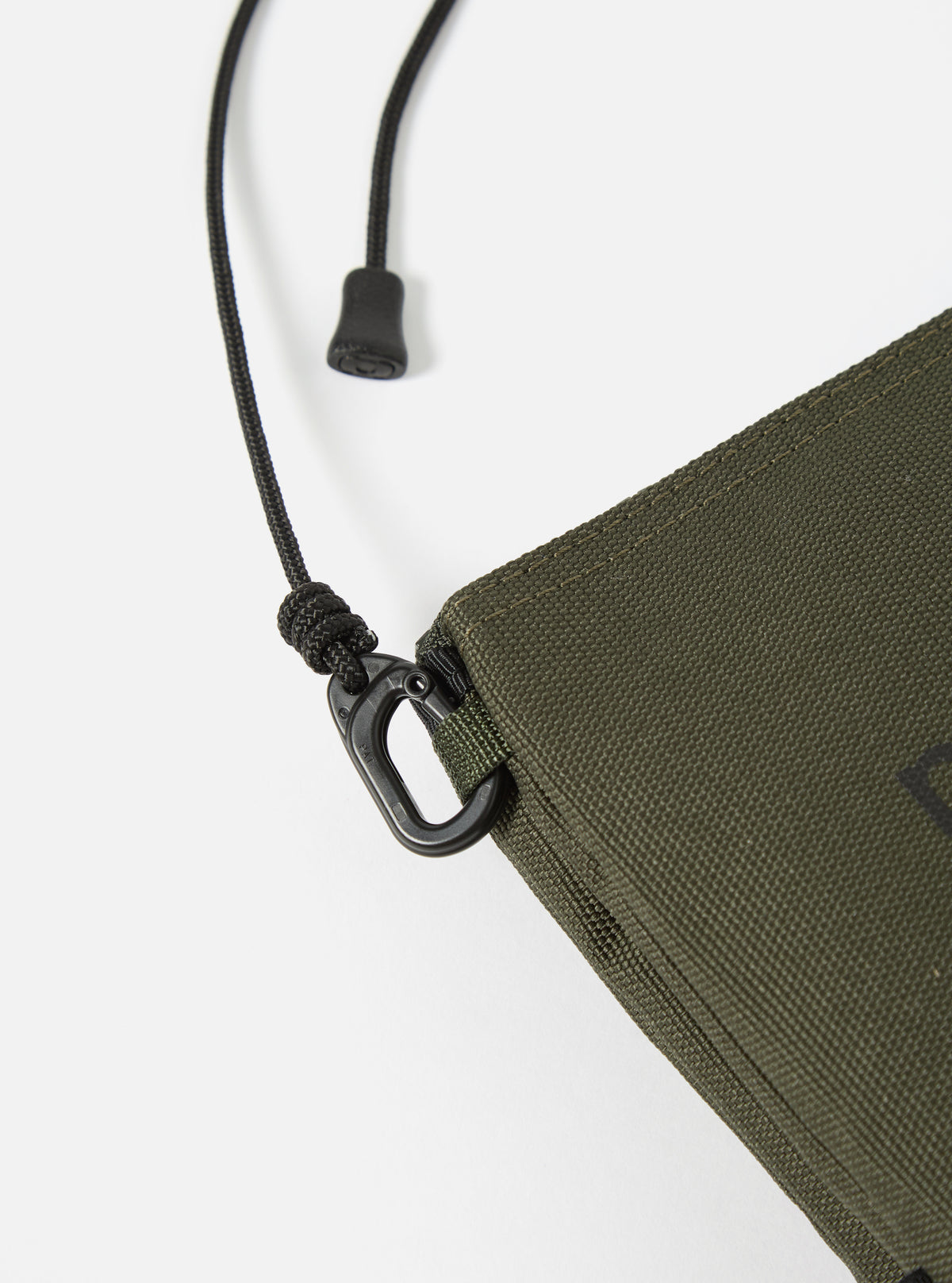 master-piece x Universal Works Olive Recycled Tech Canvas Sacoche