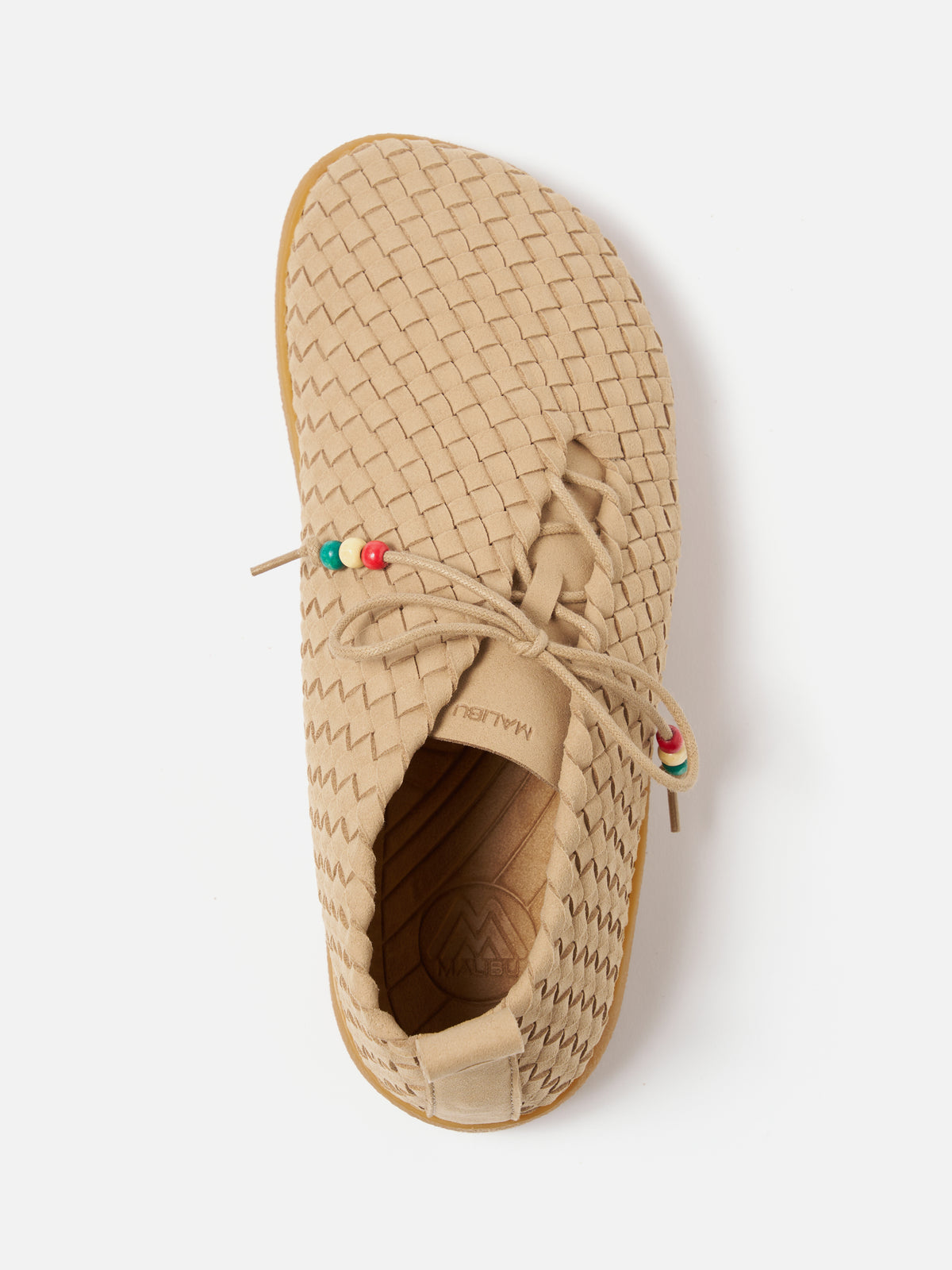 Beige Vegan Leather/Crepe Malibu Matador