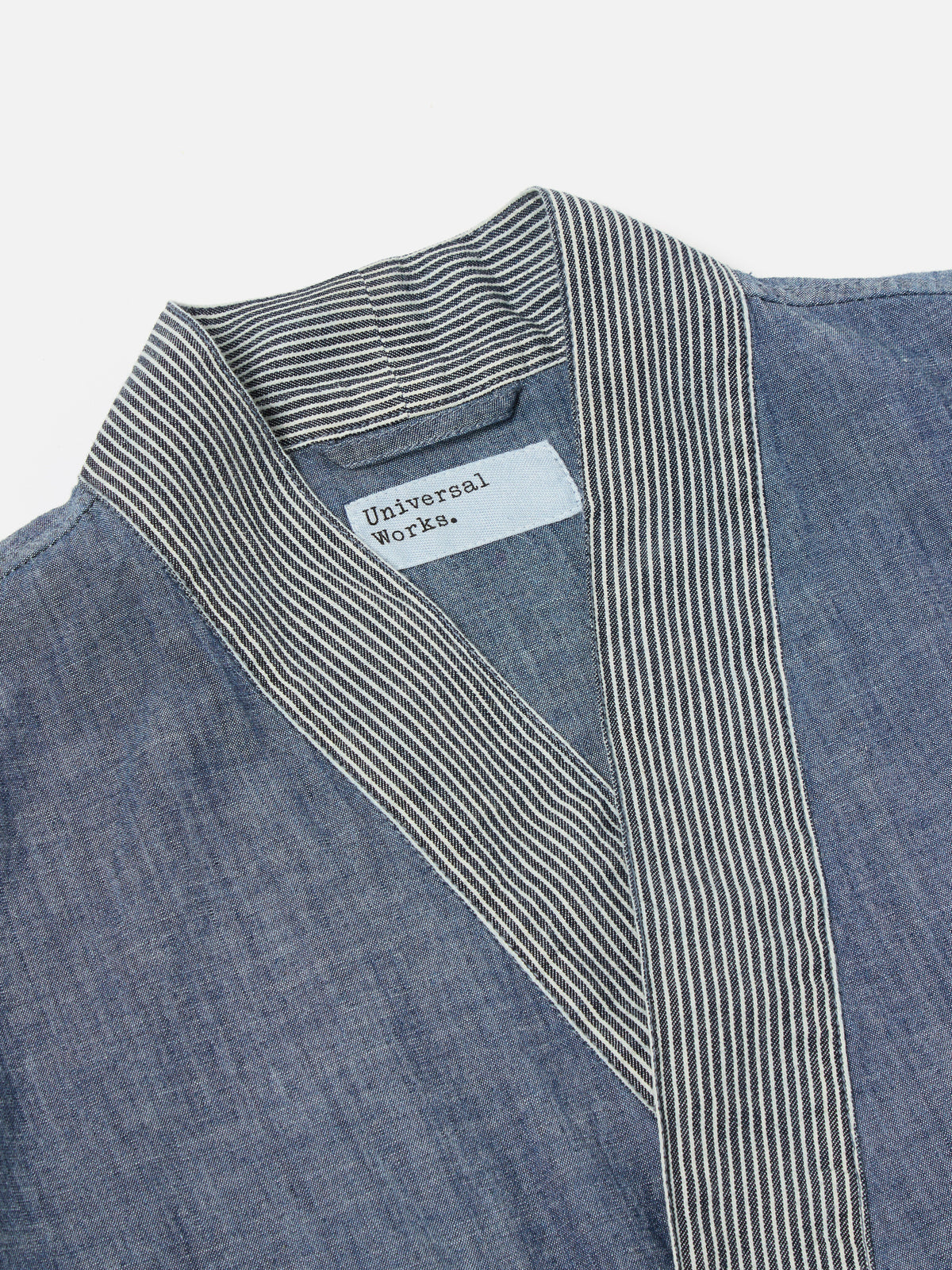 Indigo Chambray/Hickory Stripe Denim Patched Kyoto Work