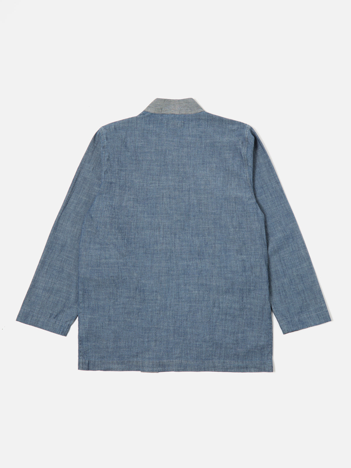 Indigo Chambray/Hickory Stripe Denim Patched Kyoto Work