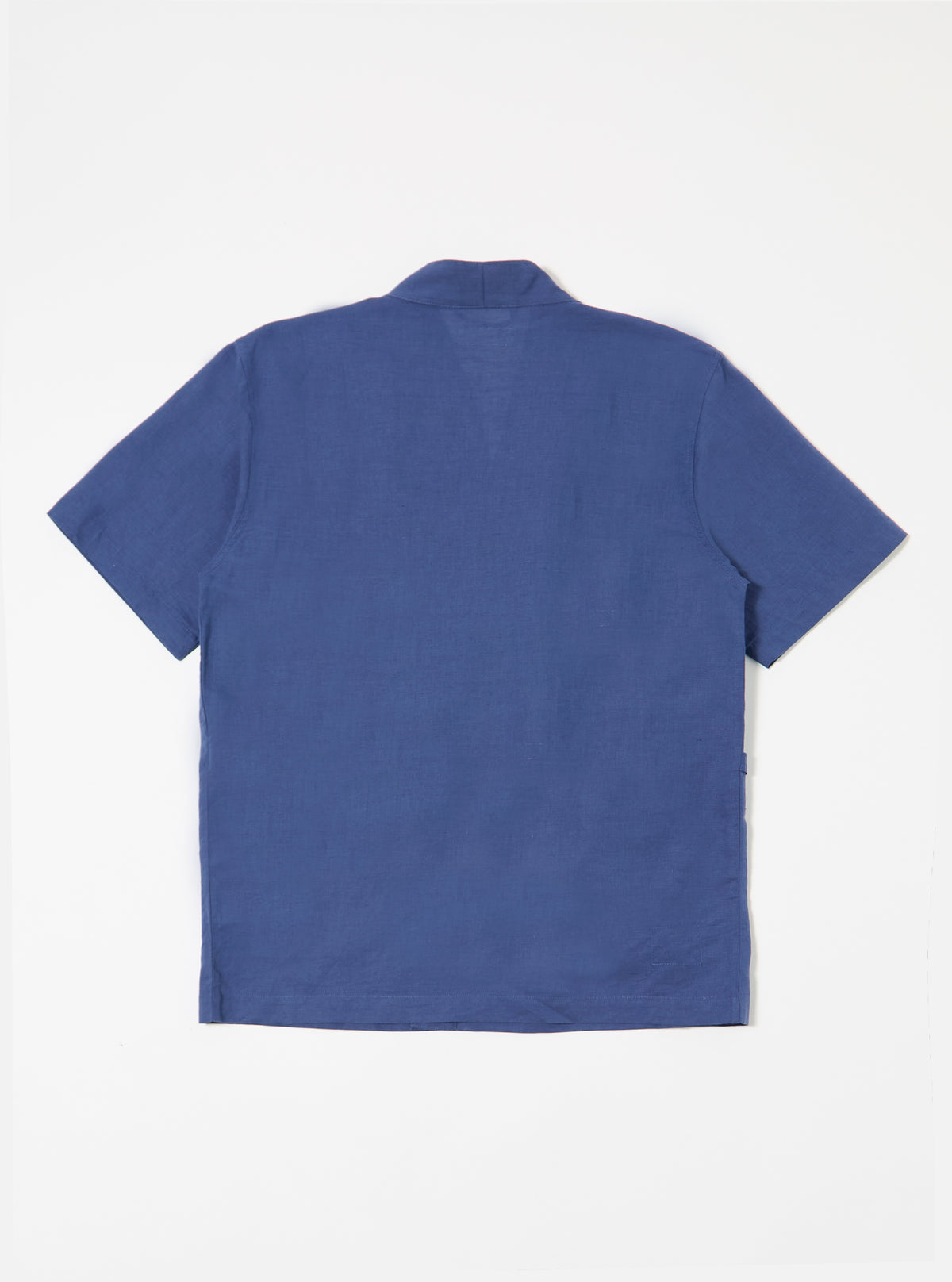 Blue Linen Cotton Shirtin S/S Kyoto Work Shirt