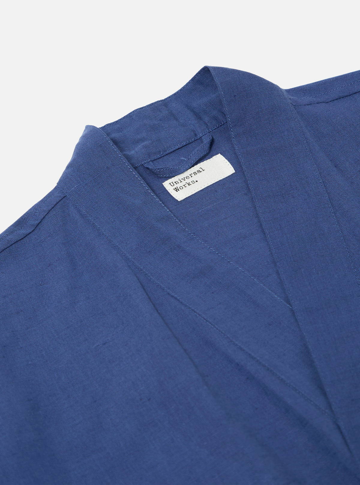Blue Linen Cotton Shirtin S/S Kyoto Work Shirt