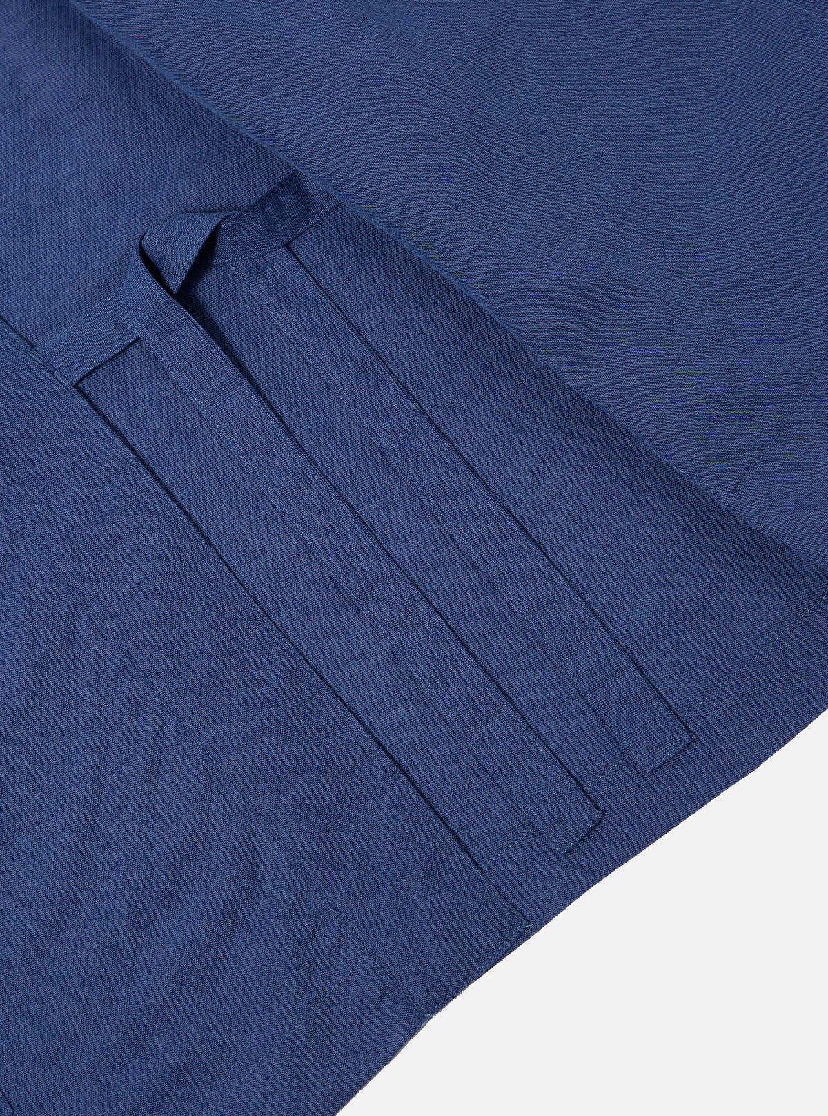 Blue Linen Cotton Shirtin S/S Kyoto Work Shirt