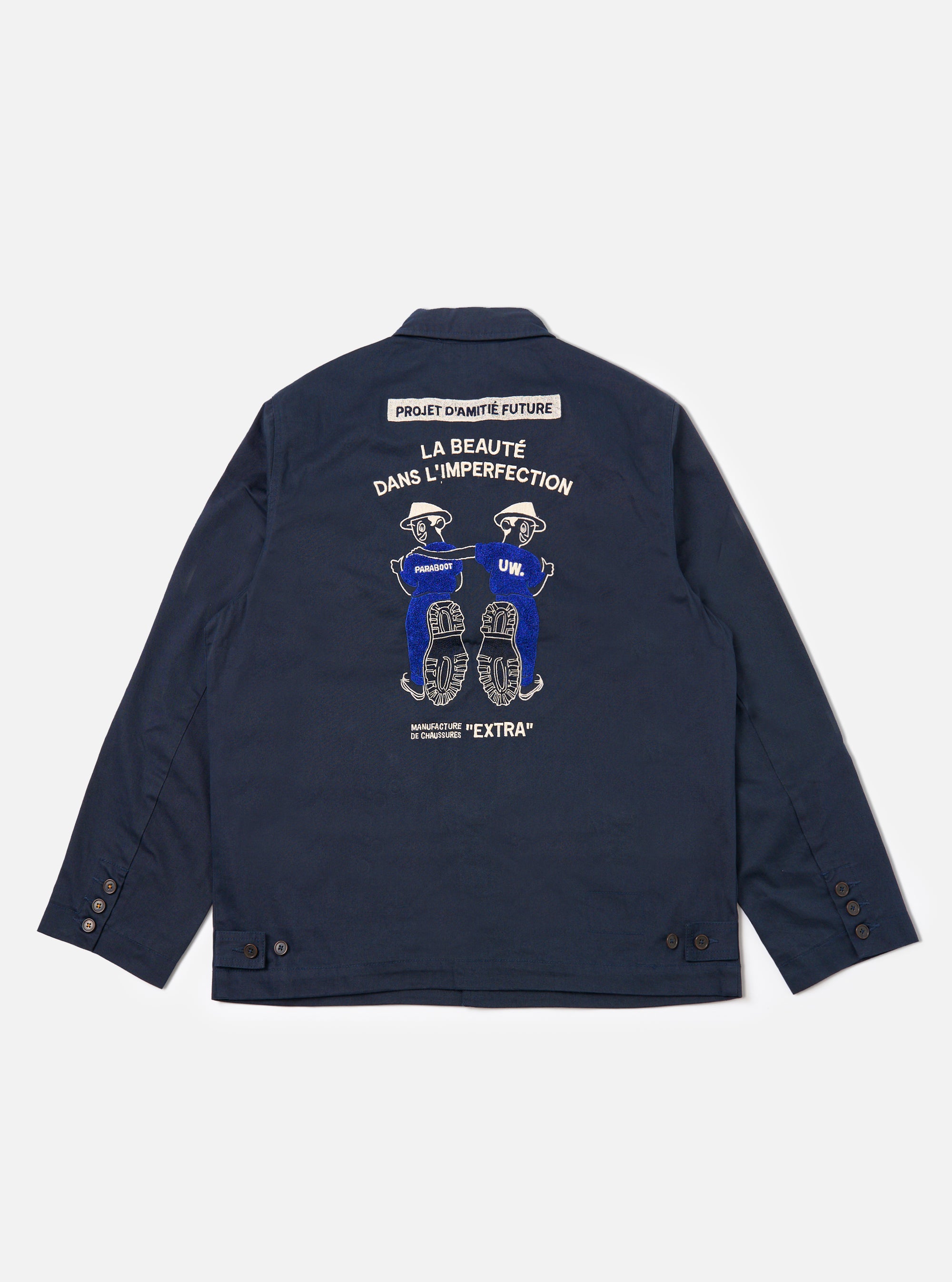 Paraboot x Universal Works Navy Twill Warmus Jacket