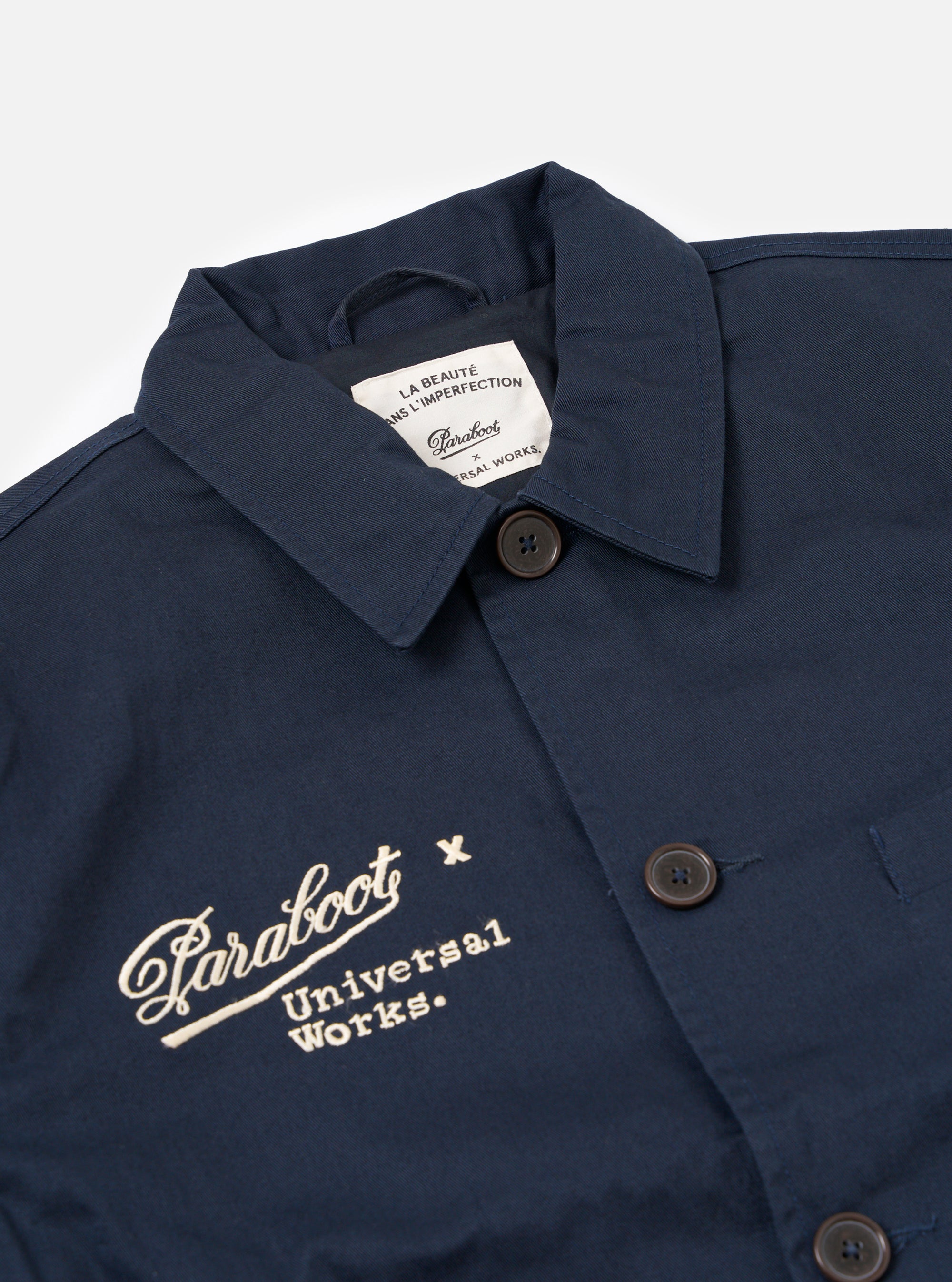 Paraboot x Universal Works Navy Twill Warmus Jacket