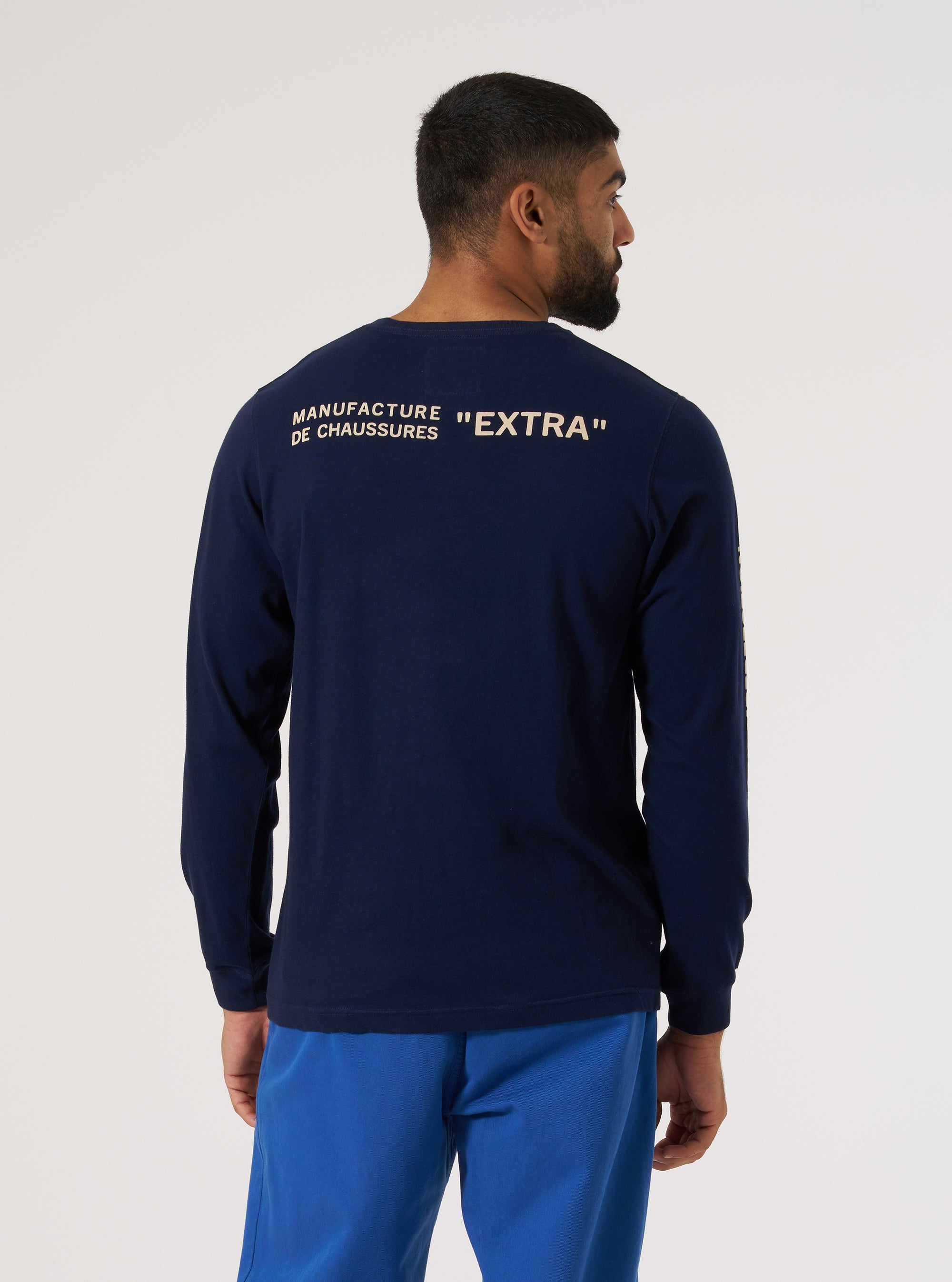 Paraboot x Universal Works Navy Single Jersey Long Sleeve Tee