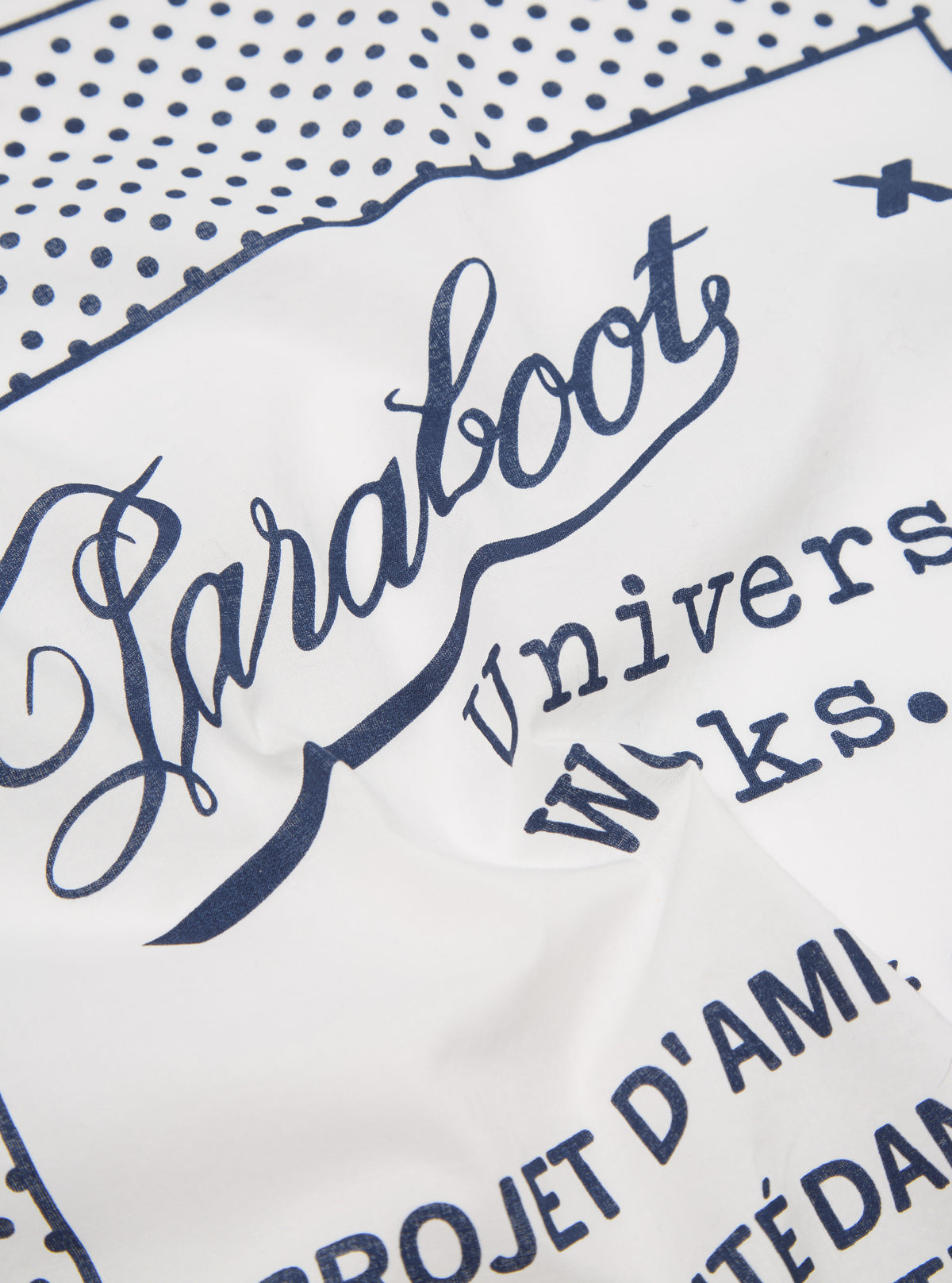 Paraboot x Universal Works Ecru Cambric Kingsman Bandana