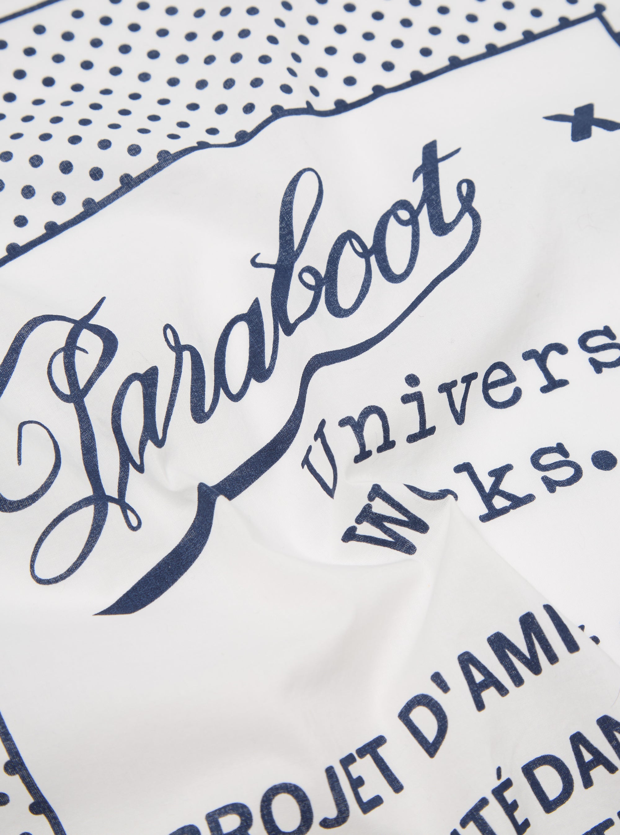 Paraboot x Universal Works Ecru Cambric Kingsman Bandana