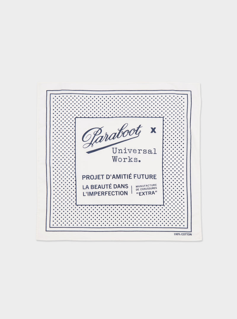 Paraboot x Universal Works Ecru Cambric Kingsman Bandana