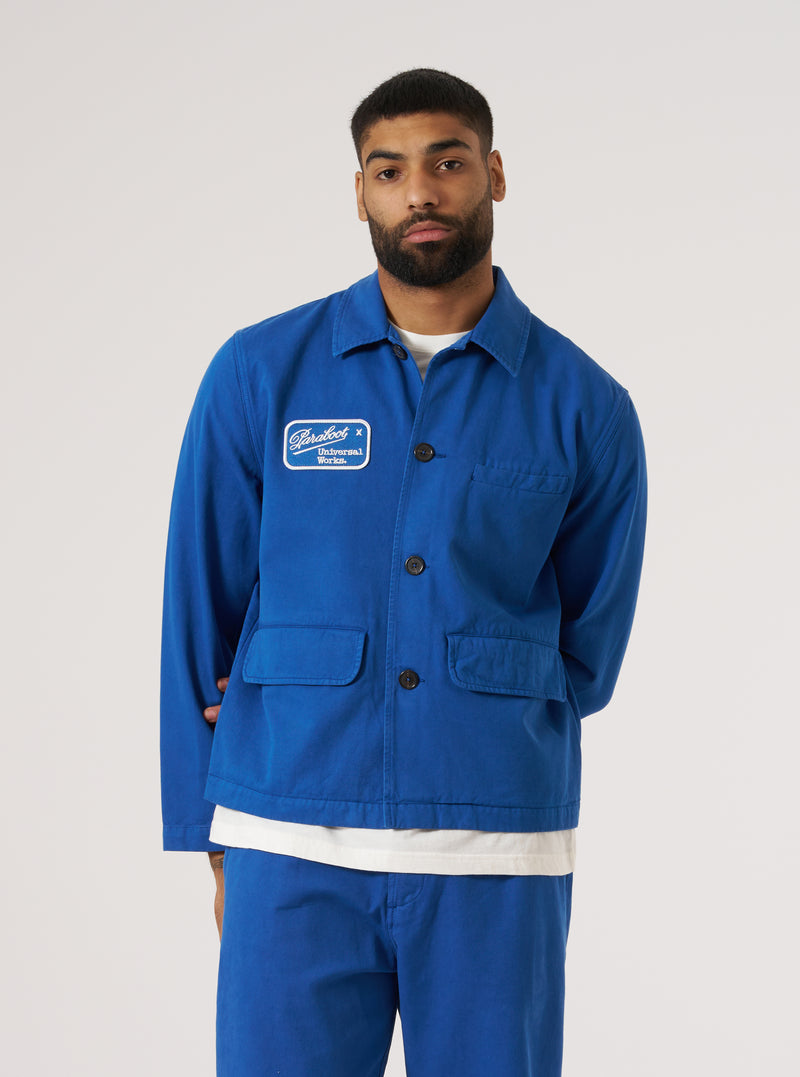 Paraboot x Universal Works Navy Derek Twill Warmus Jacket