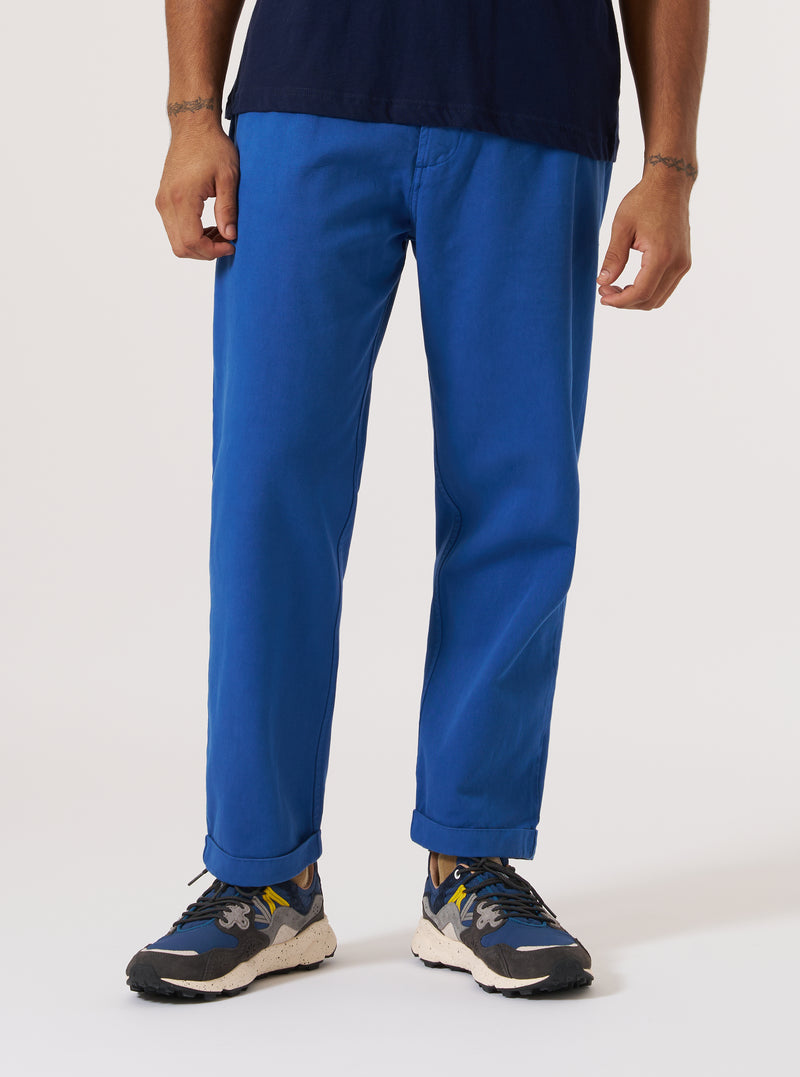 Paraboot x Universal Works Navy Derek Twill Super Chino