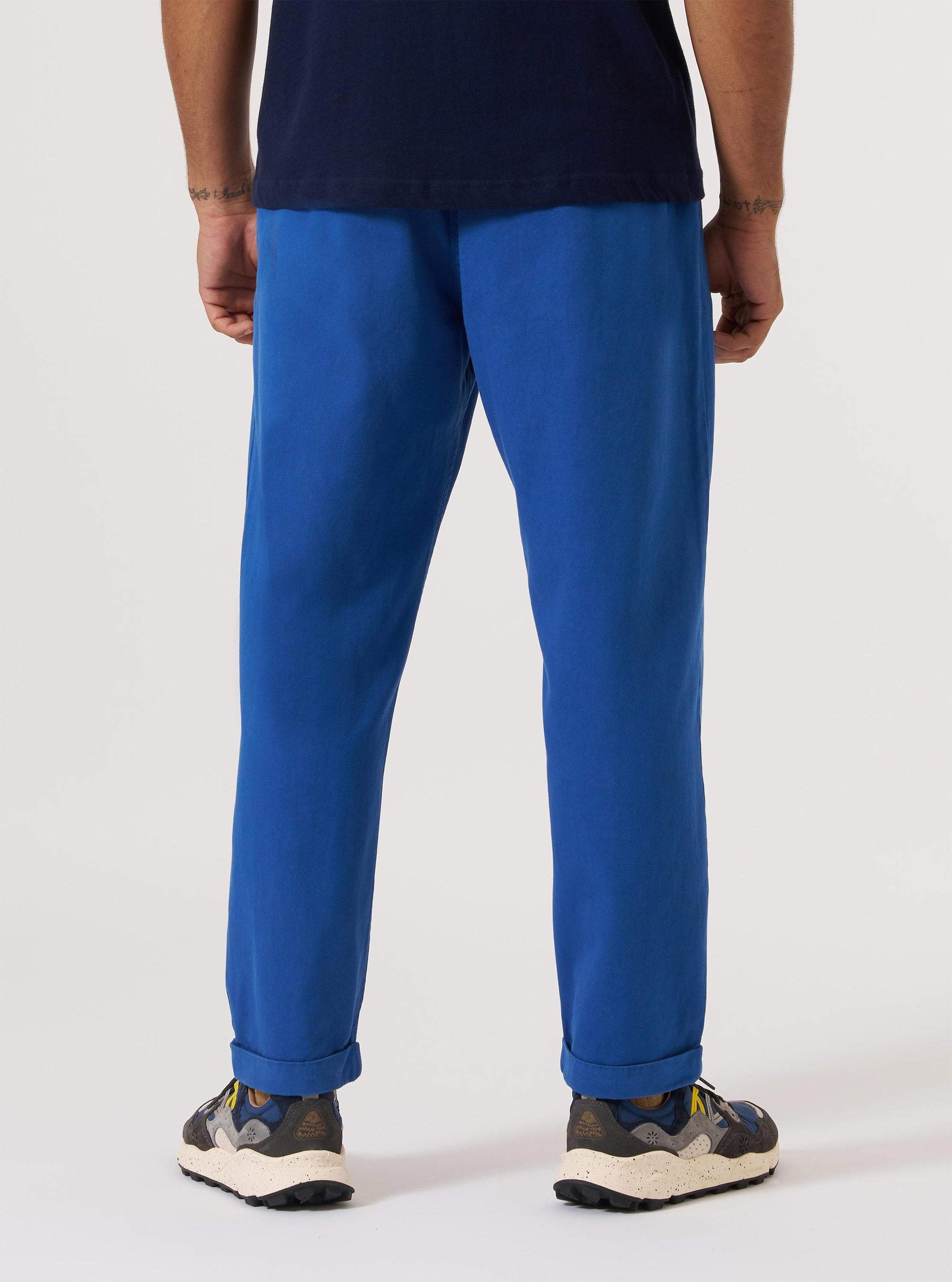 Paraboot x Universal Works Navy Derek Twill Super Chino