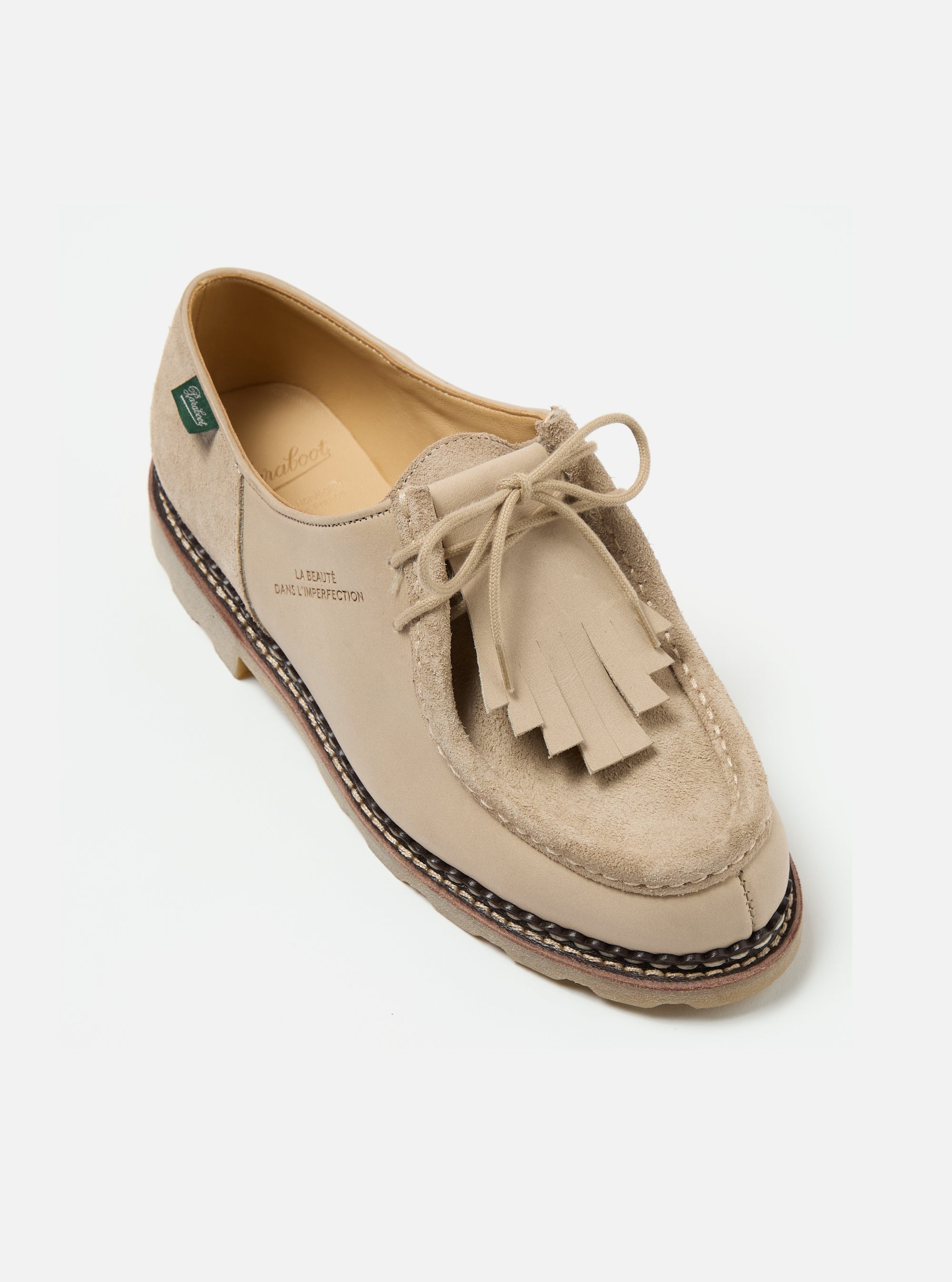 Paraboot x Universal Works Michael in Sand Leather/Suede