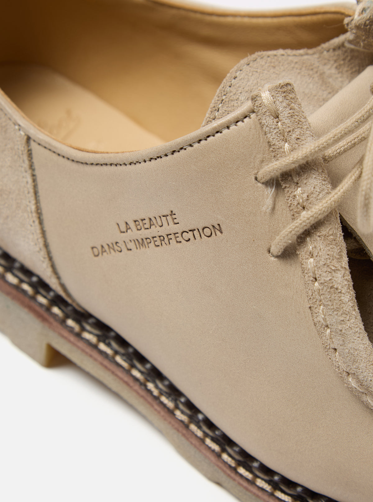 Paraboot x Universal Works Michael in Sand Leather/Suede