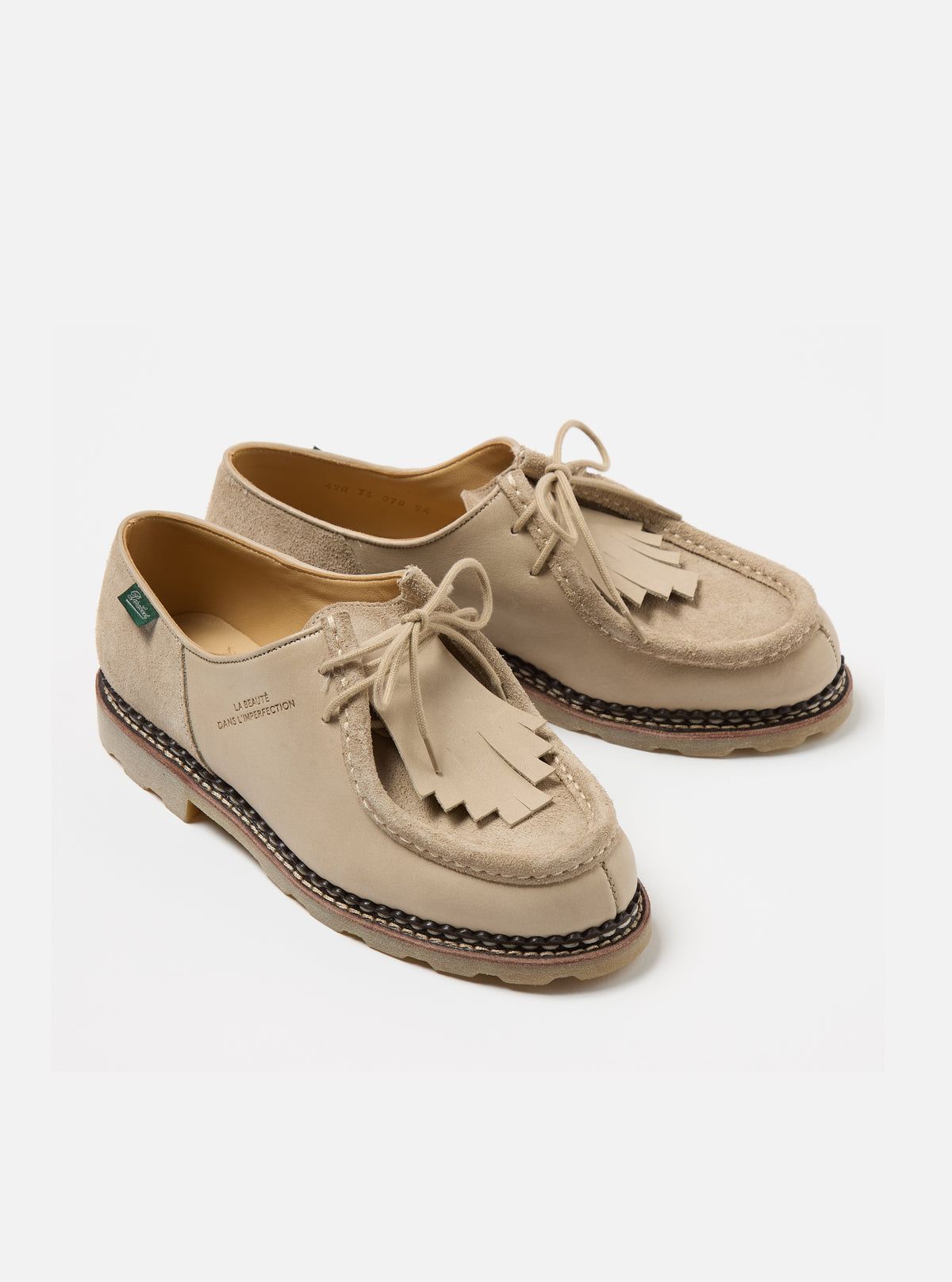 Paraboot x Universal Works Michael in Sand Leather/Suede