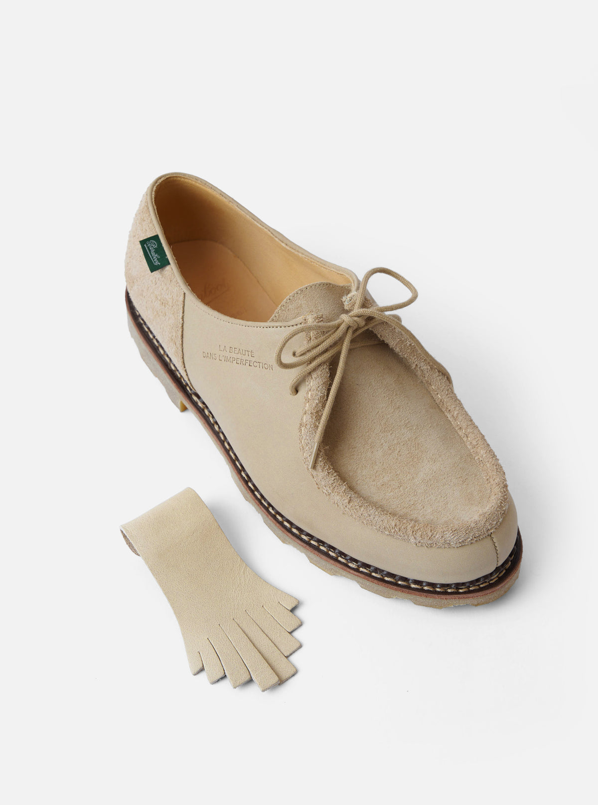Paraboot x Universal Works Michael in Sand Leather/Suede