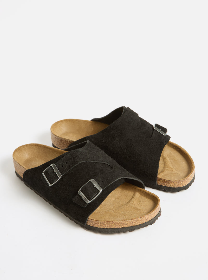 Black Suede Birkenstock Zürich